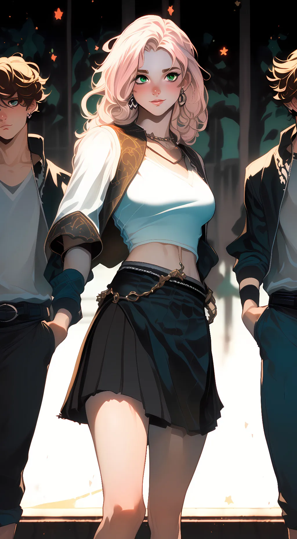 ai character: Alissa Jack Noah background