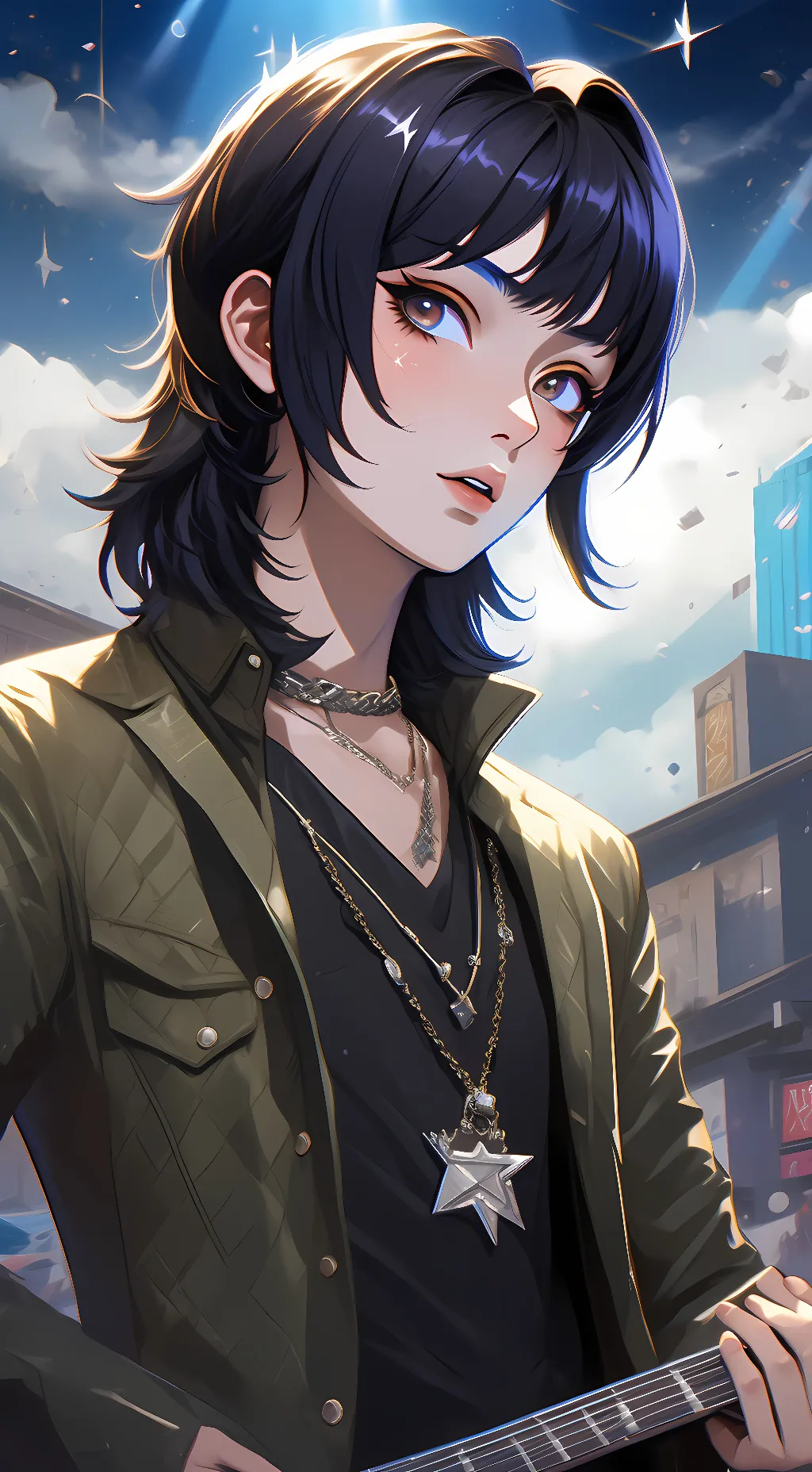 ai character: Tanaka background