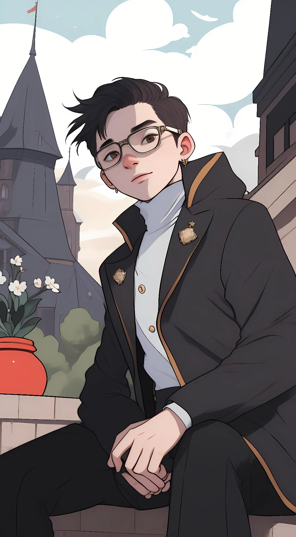 ai character: Sebastian background