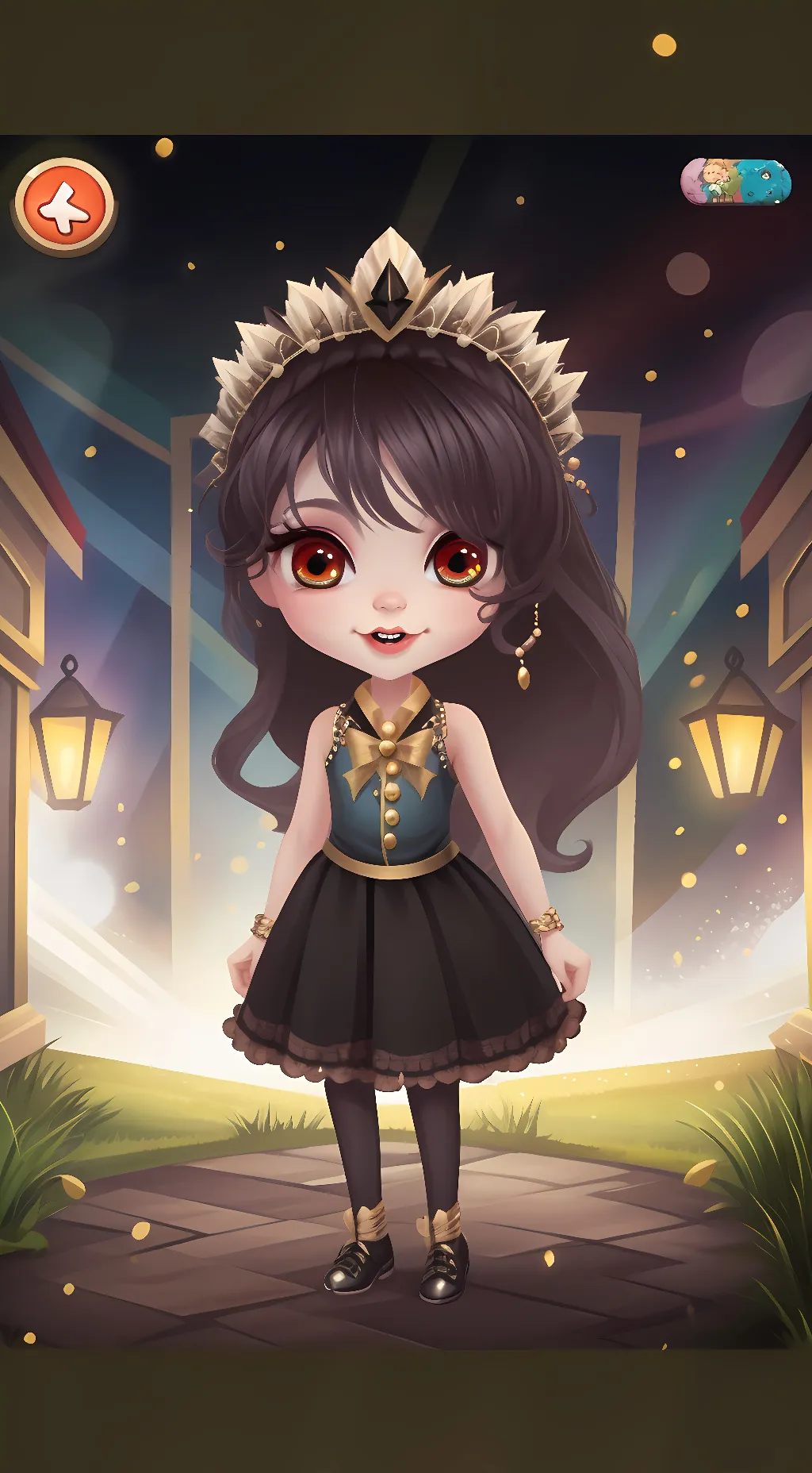 ai character: Noel background