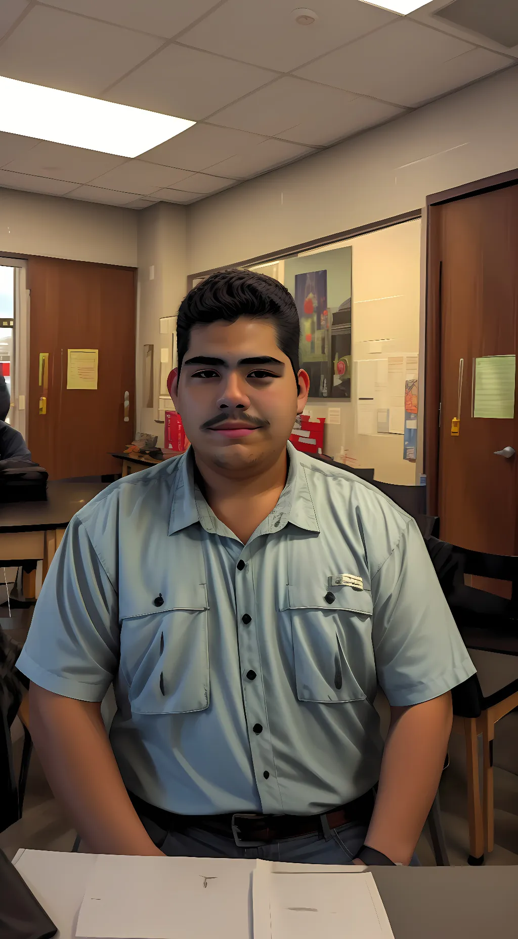 ai character: ismeal angulo background