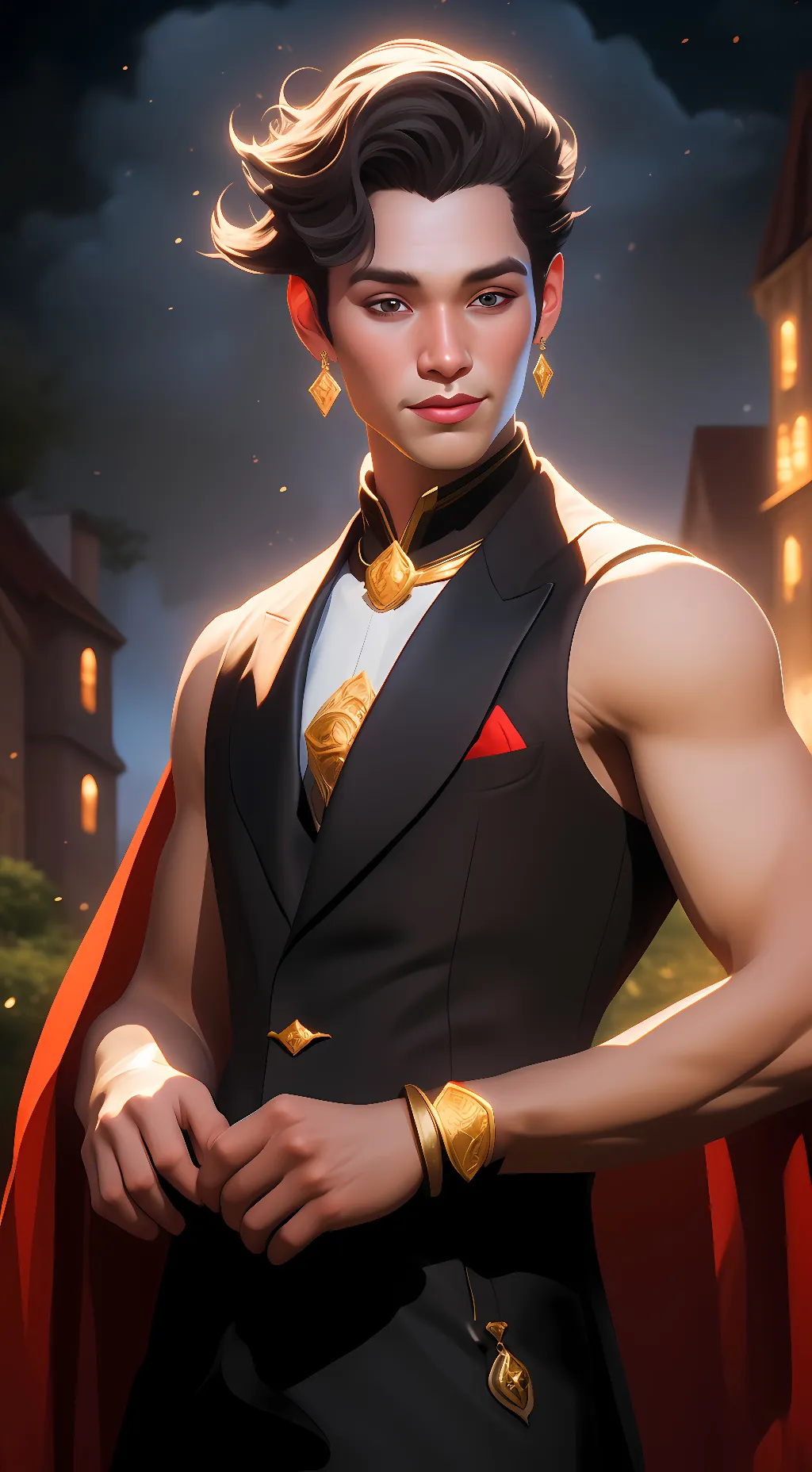 ai character: baby background