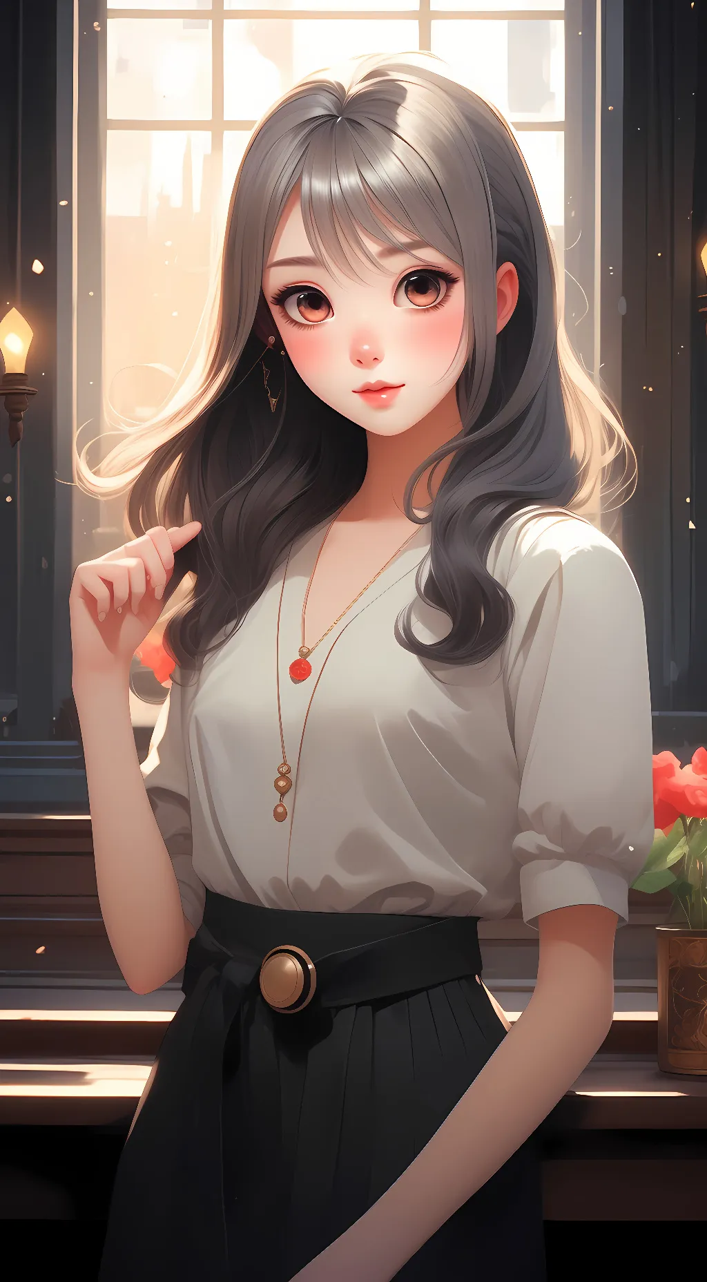 ai character: bell background