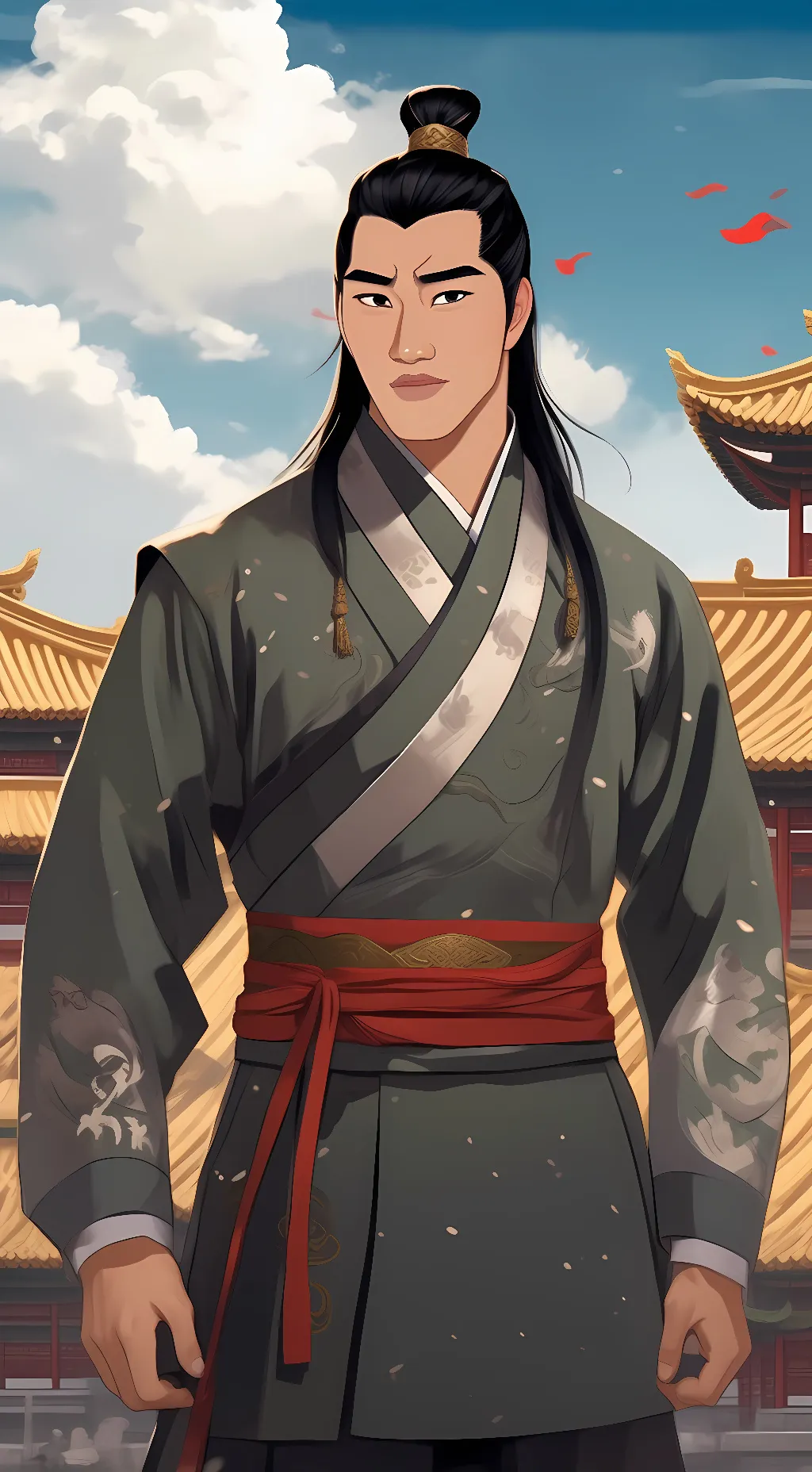 ai character: Li shang (mulan) background