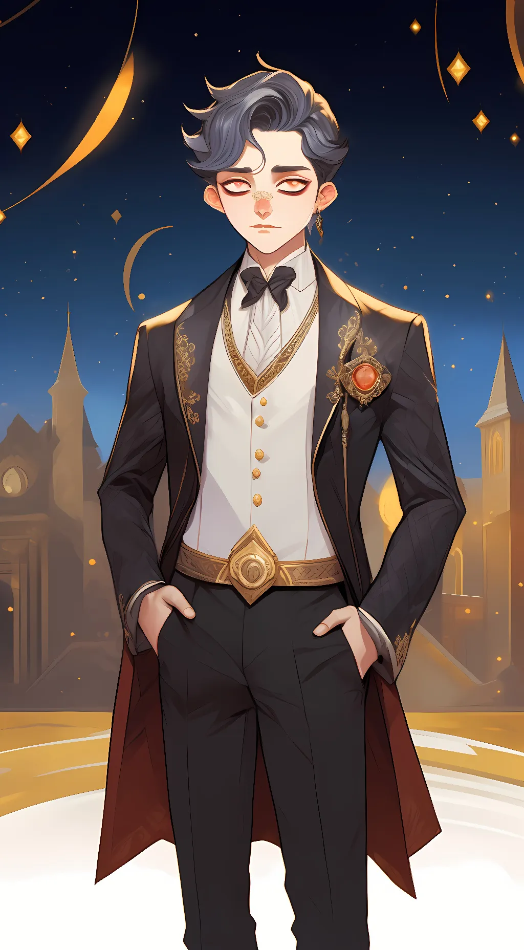 ai character: boys background