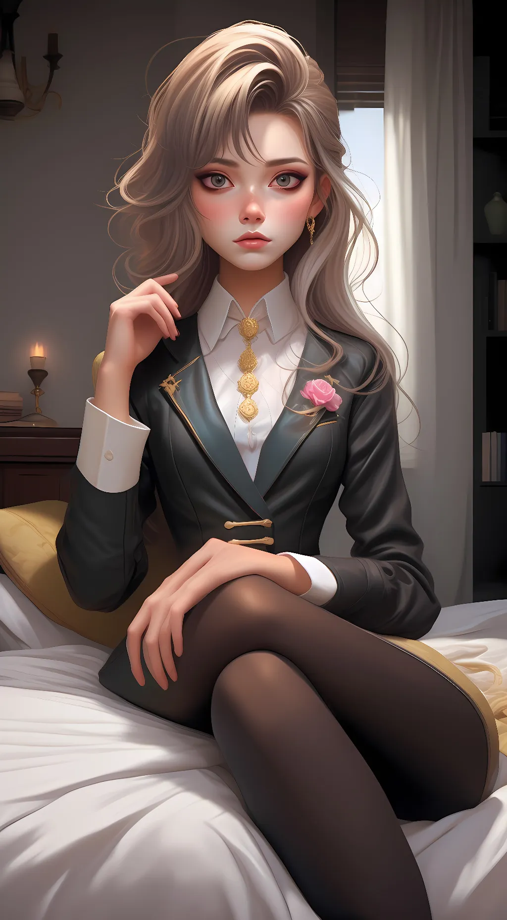 ai character: April Summers background