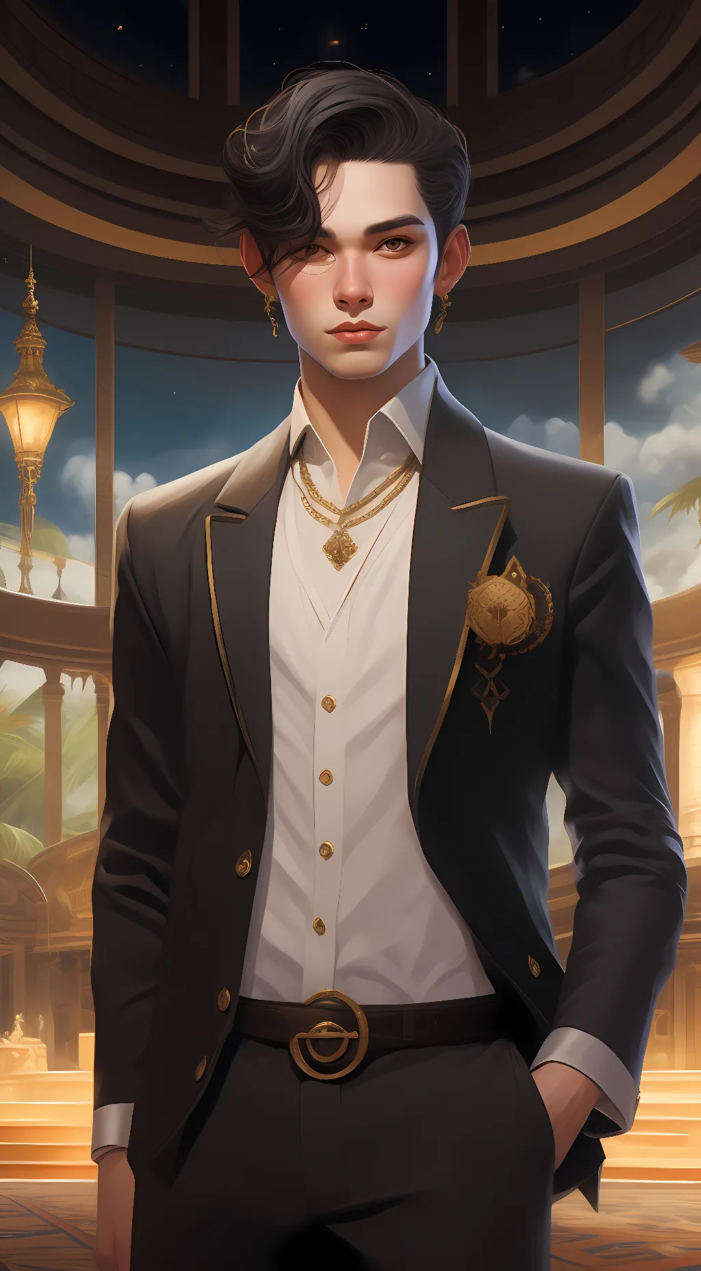 ai character: Levi background