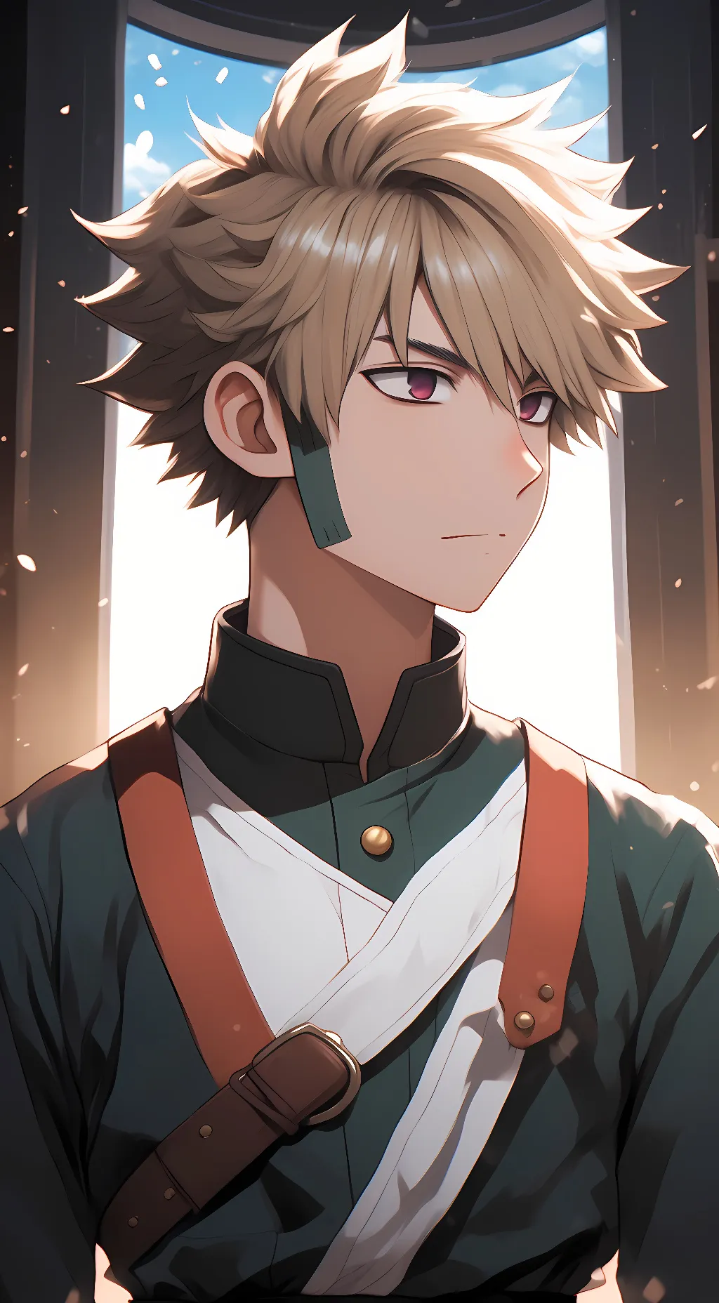 ai character: Bakugo  background