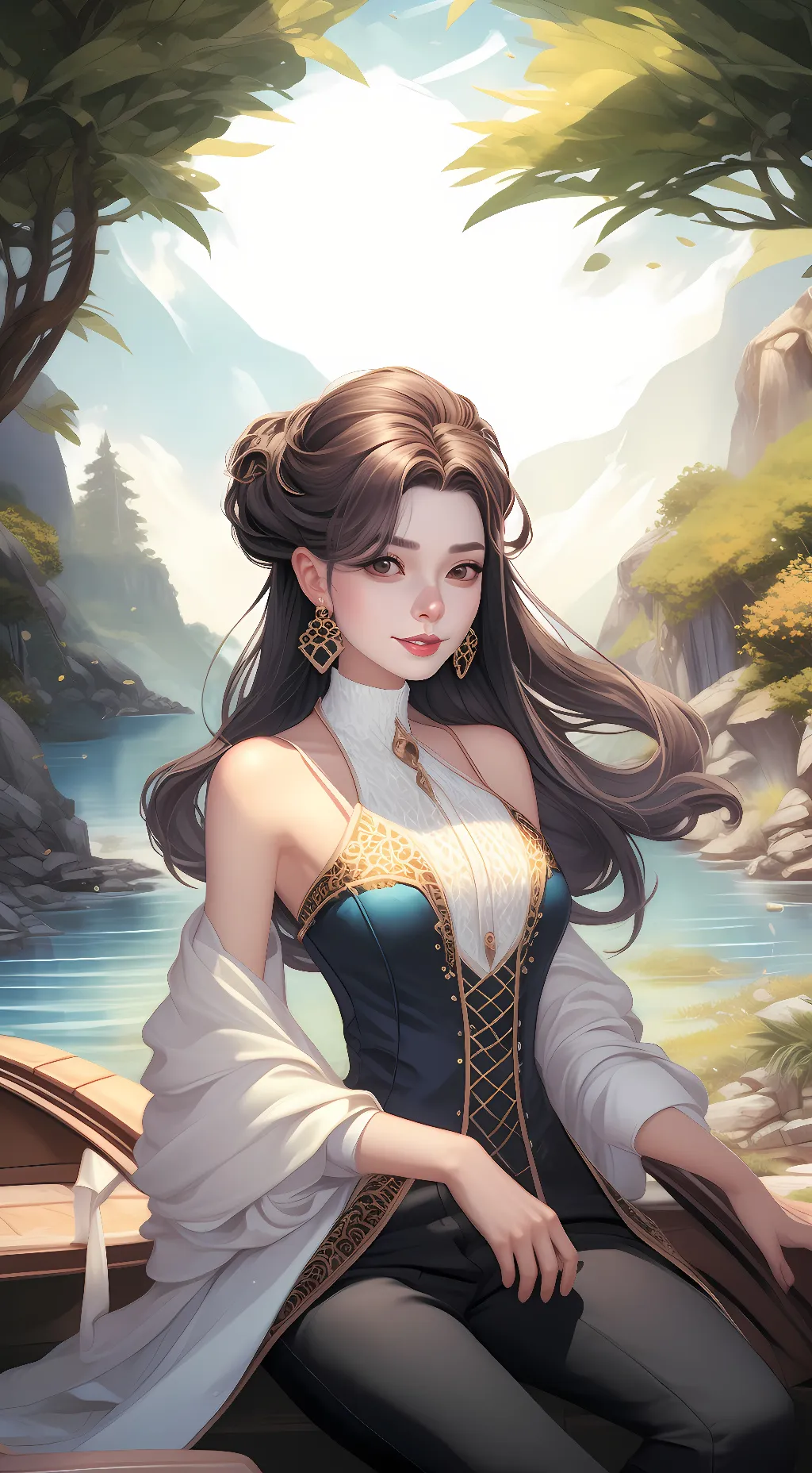 ai character: sussy background