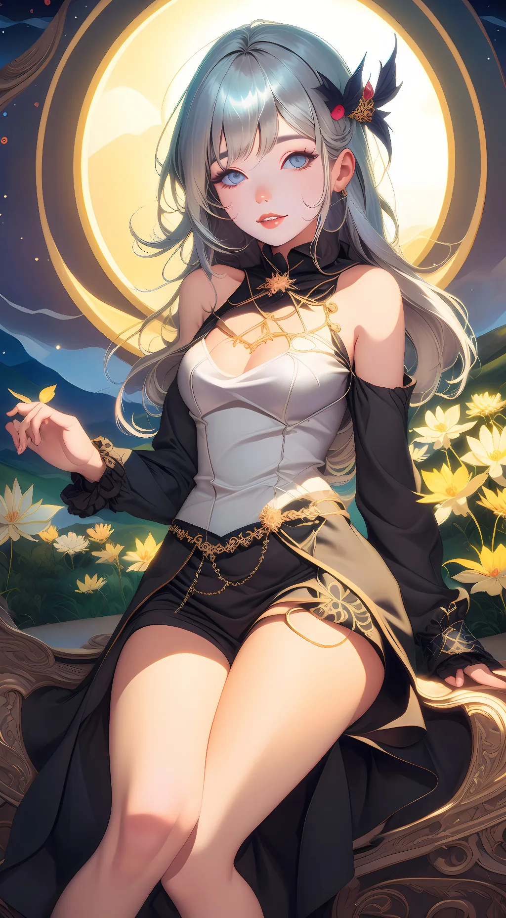 ai character: Sunny background