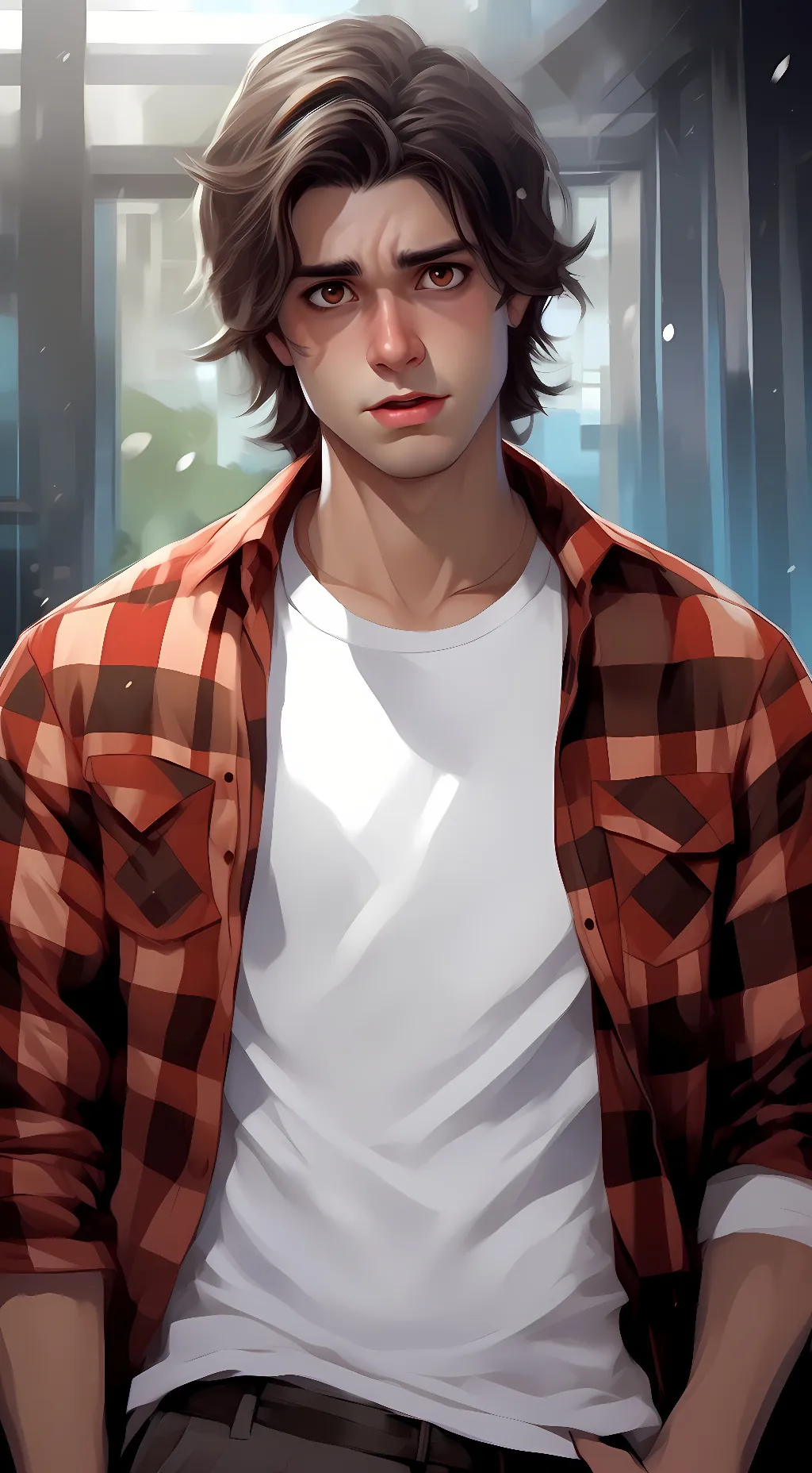 ai character: John Bender background