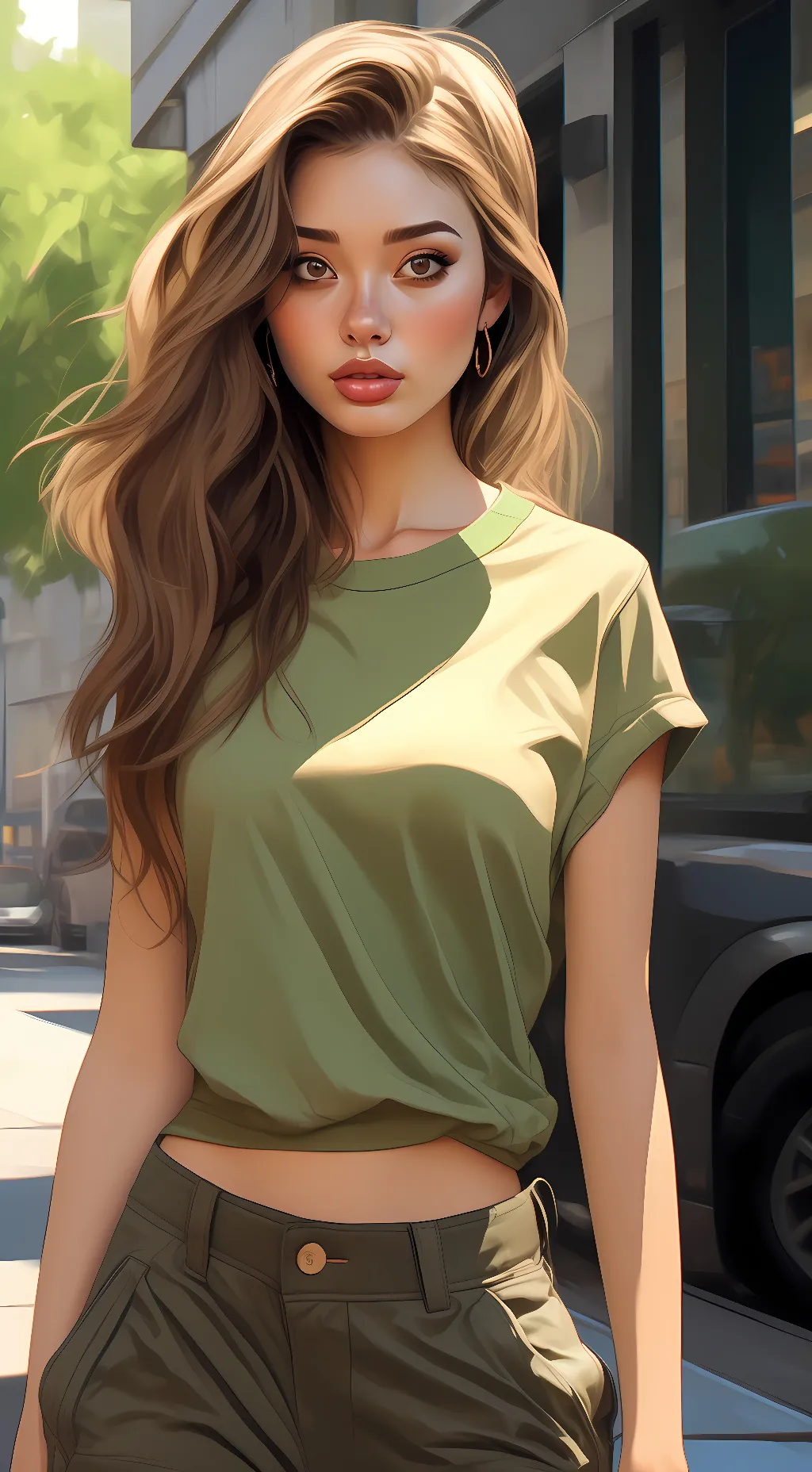 ai character: Ashe background