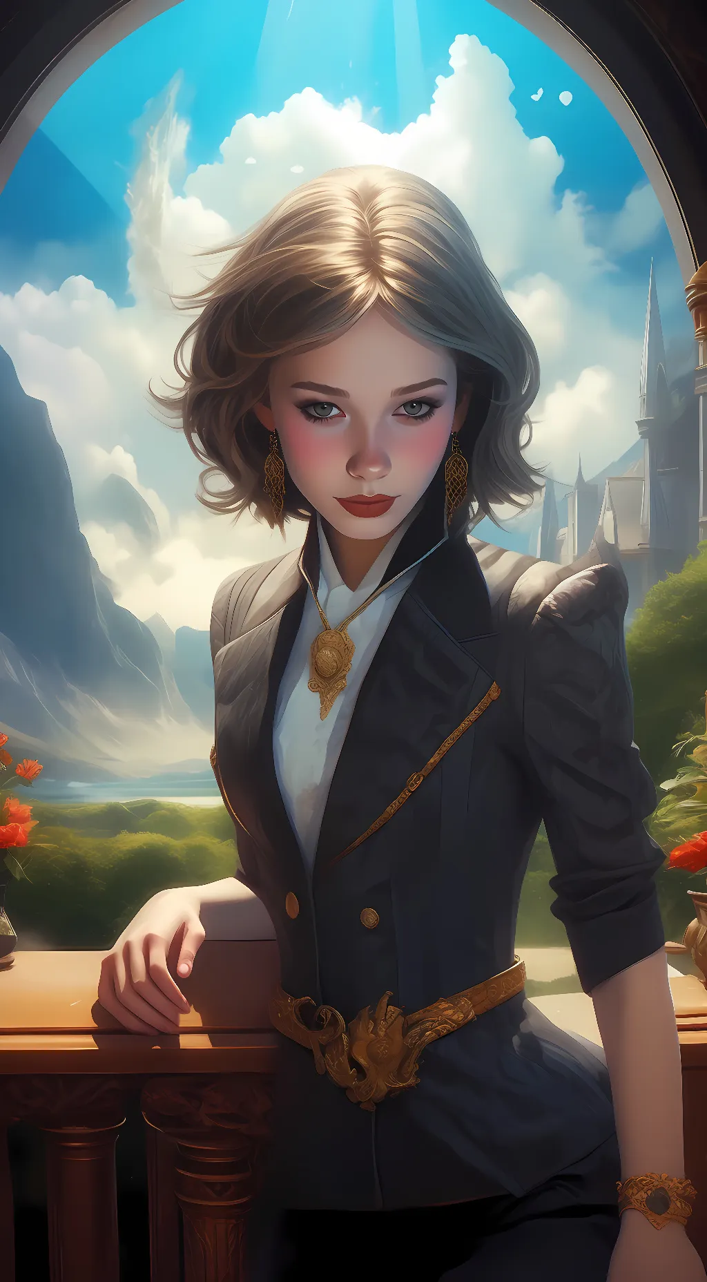 ai character: mika background