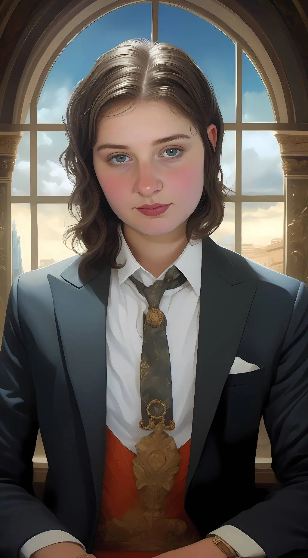 ai character: Alexis  background