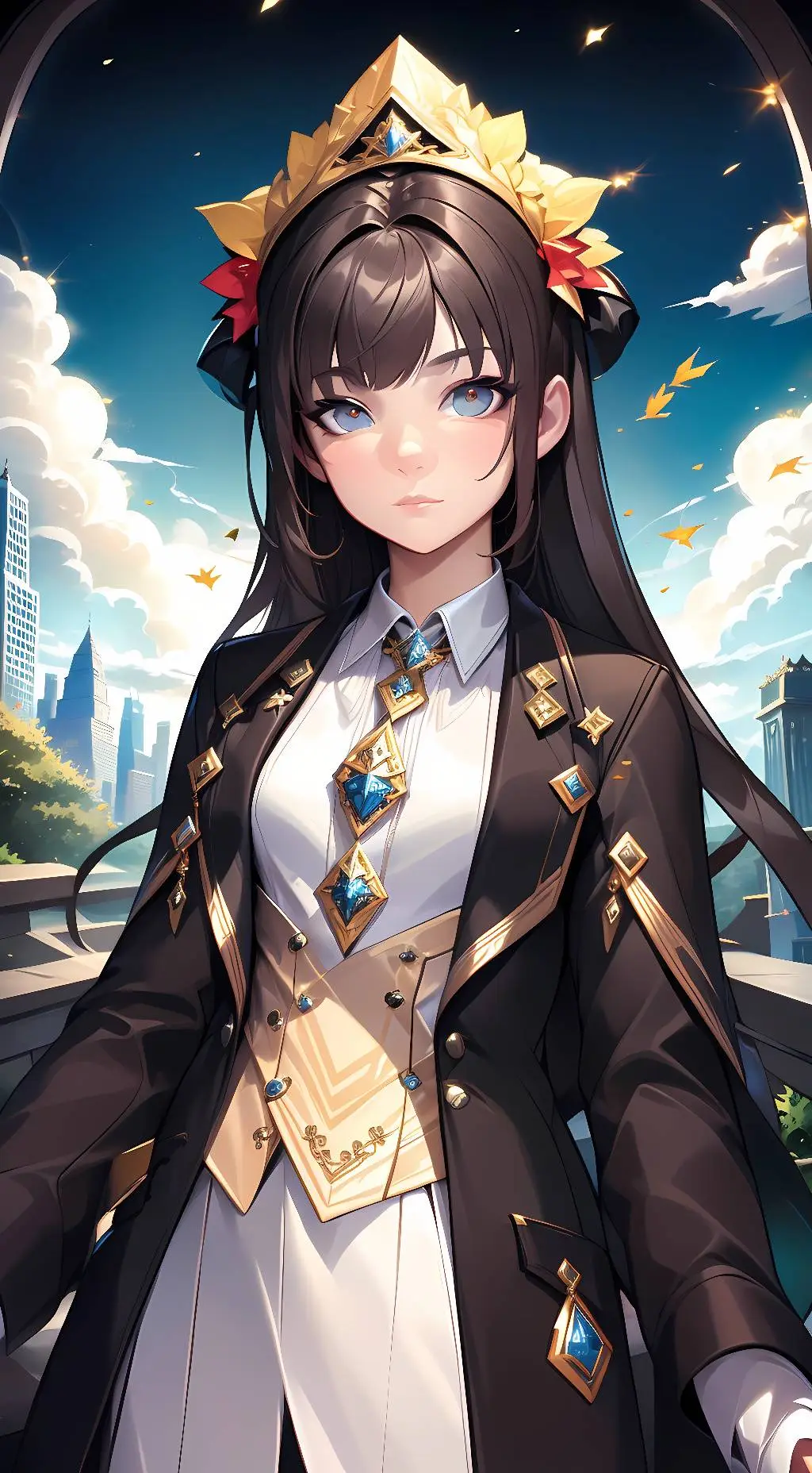 ai character: hinata  background