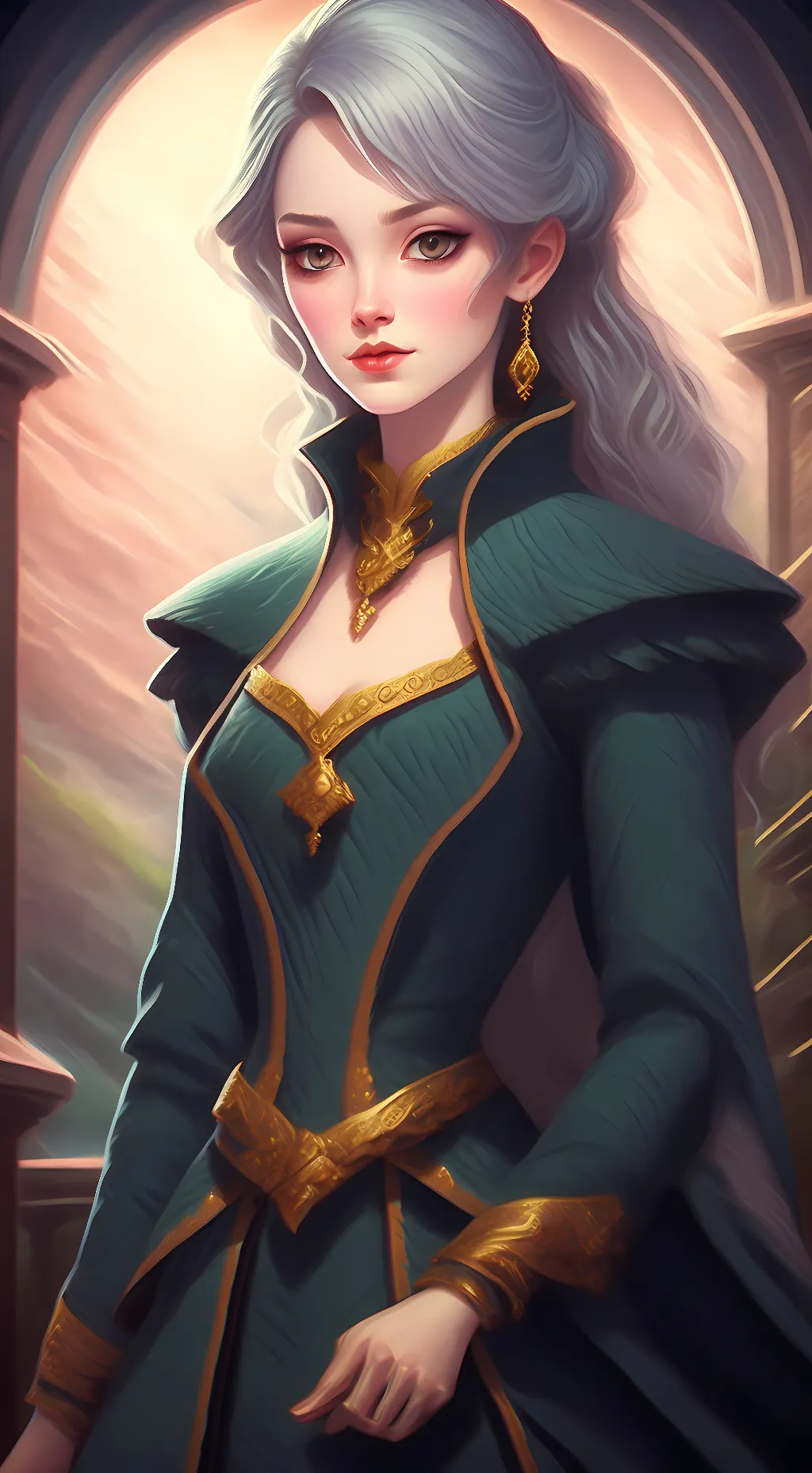 ai character: Roseanne  background