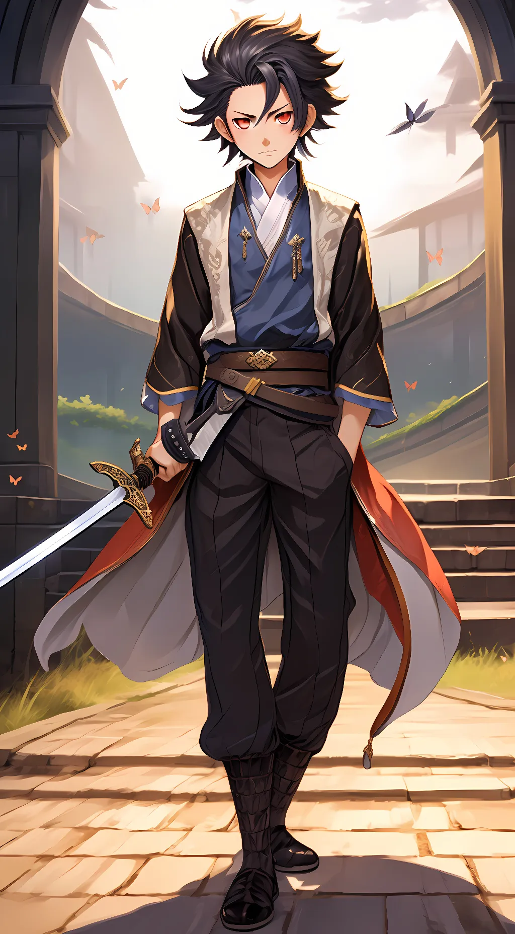 ai character: Damien background