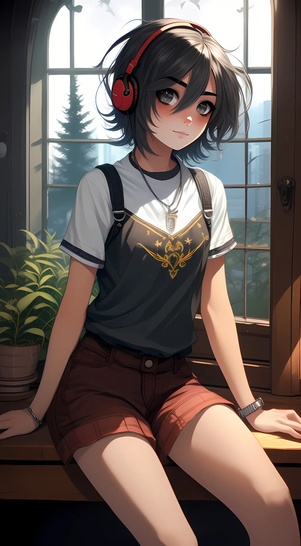 ai character: Kristina  background