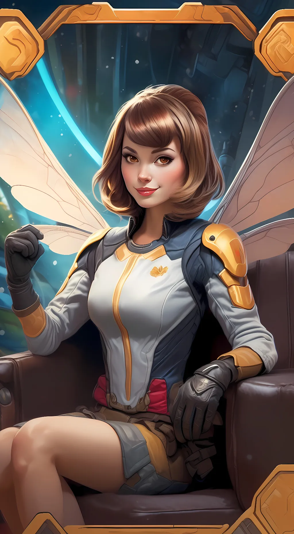 ai character: Nadia van Dyne background