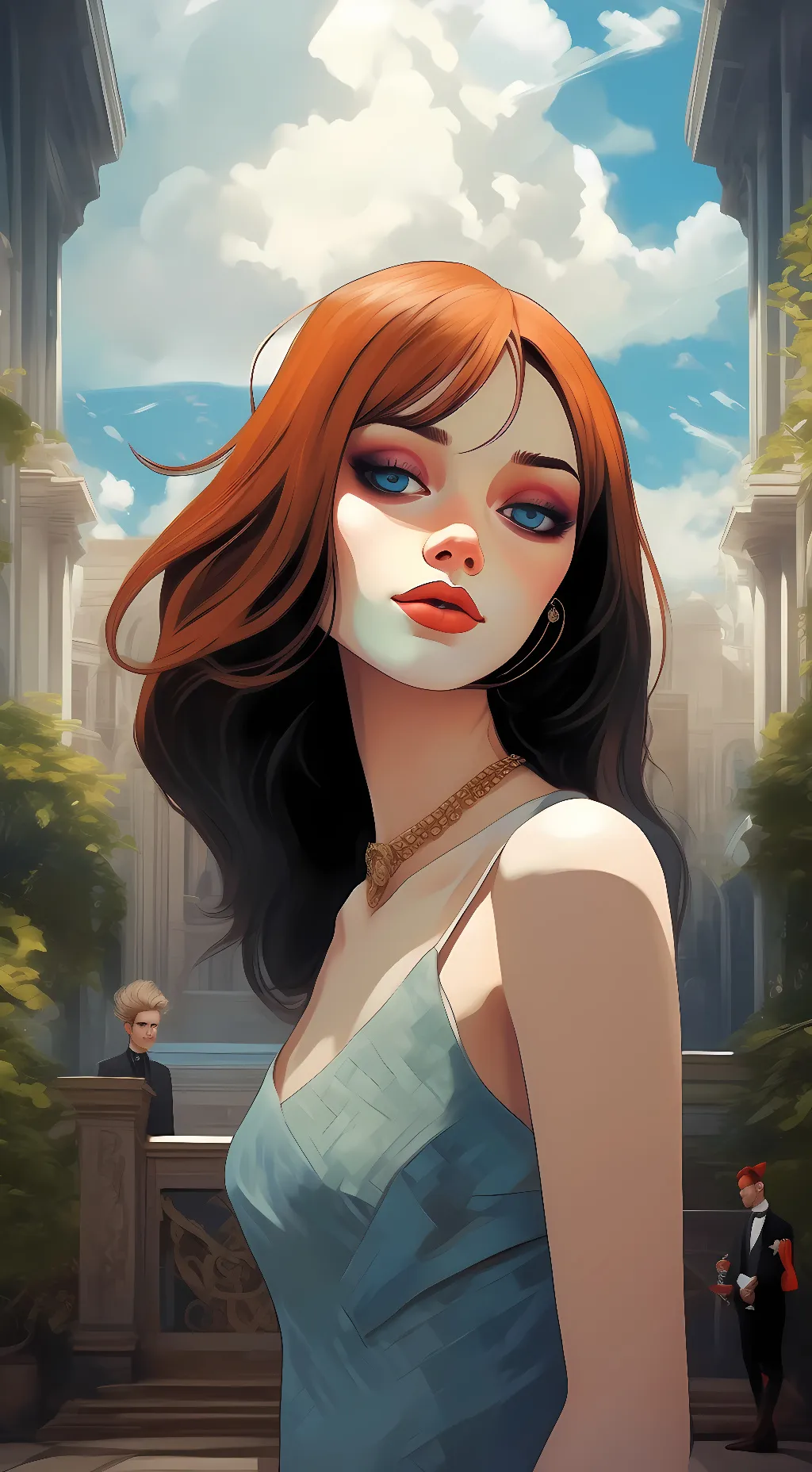 ai character: Geminight background