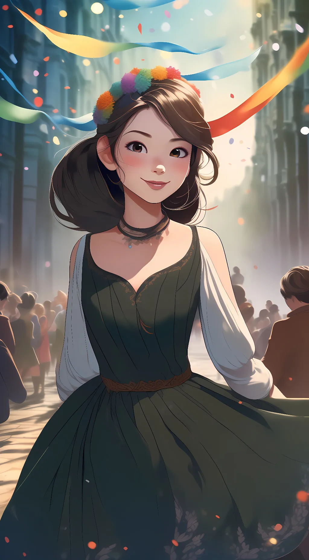 ai character: Grace  Kneval background