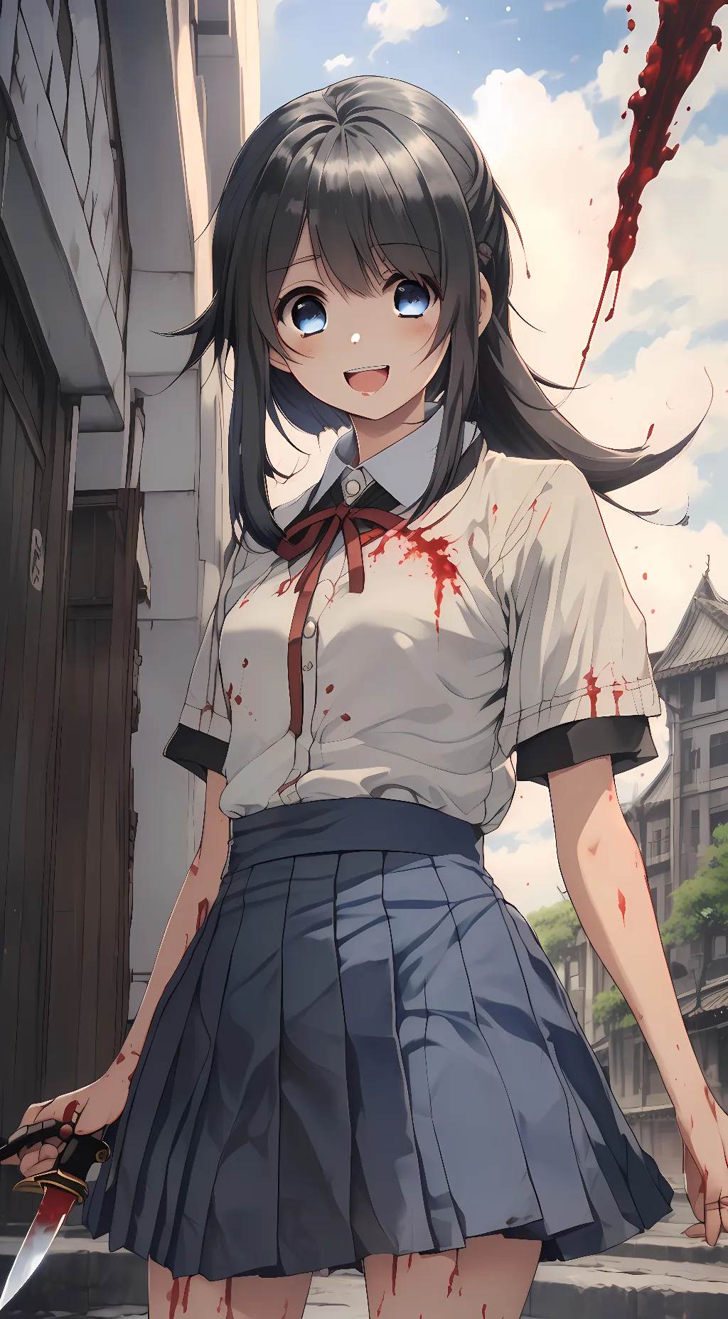 ai character: Ayano Aishi  background