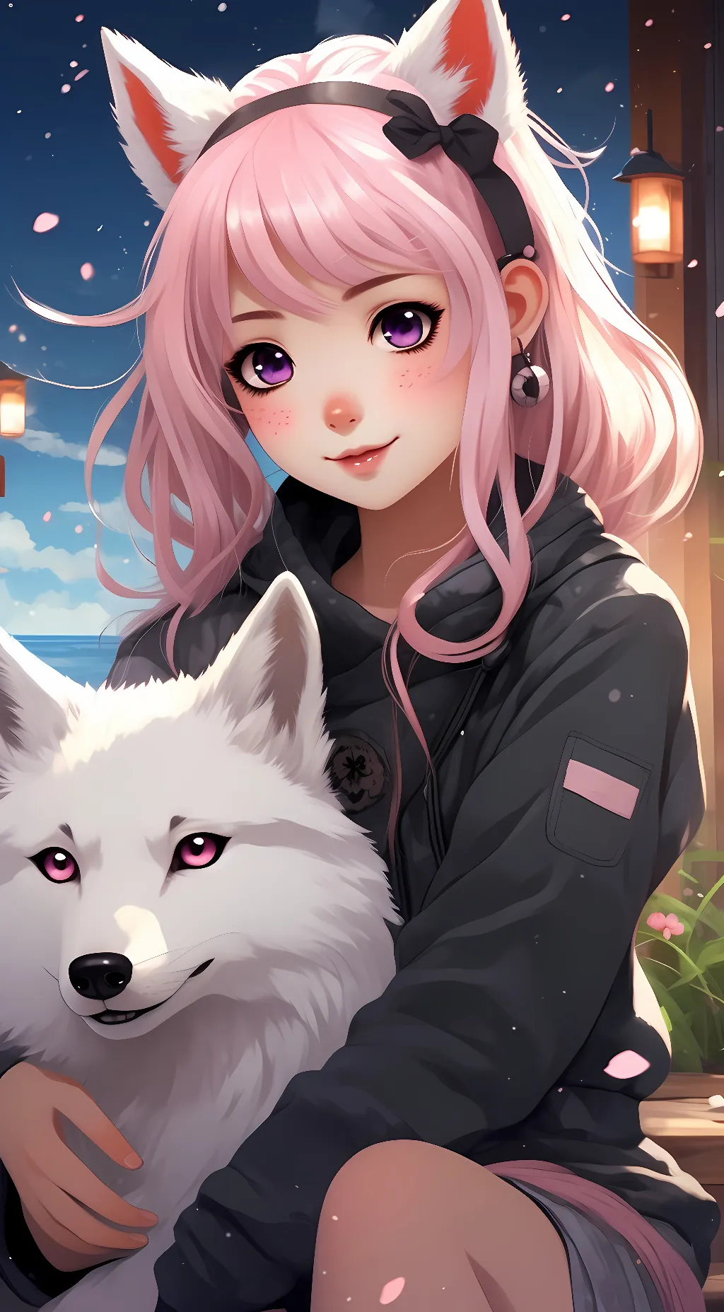 ai character: Rose background