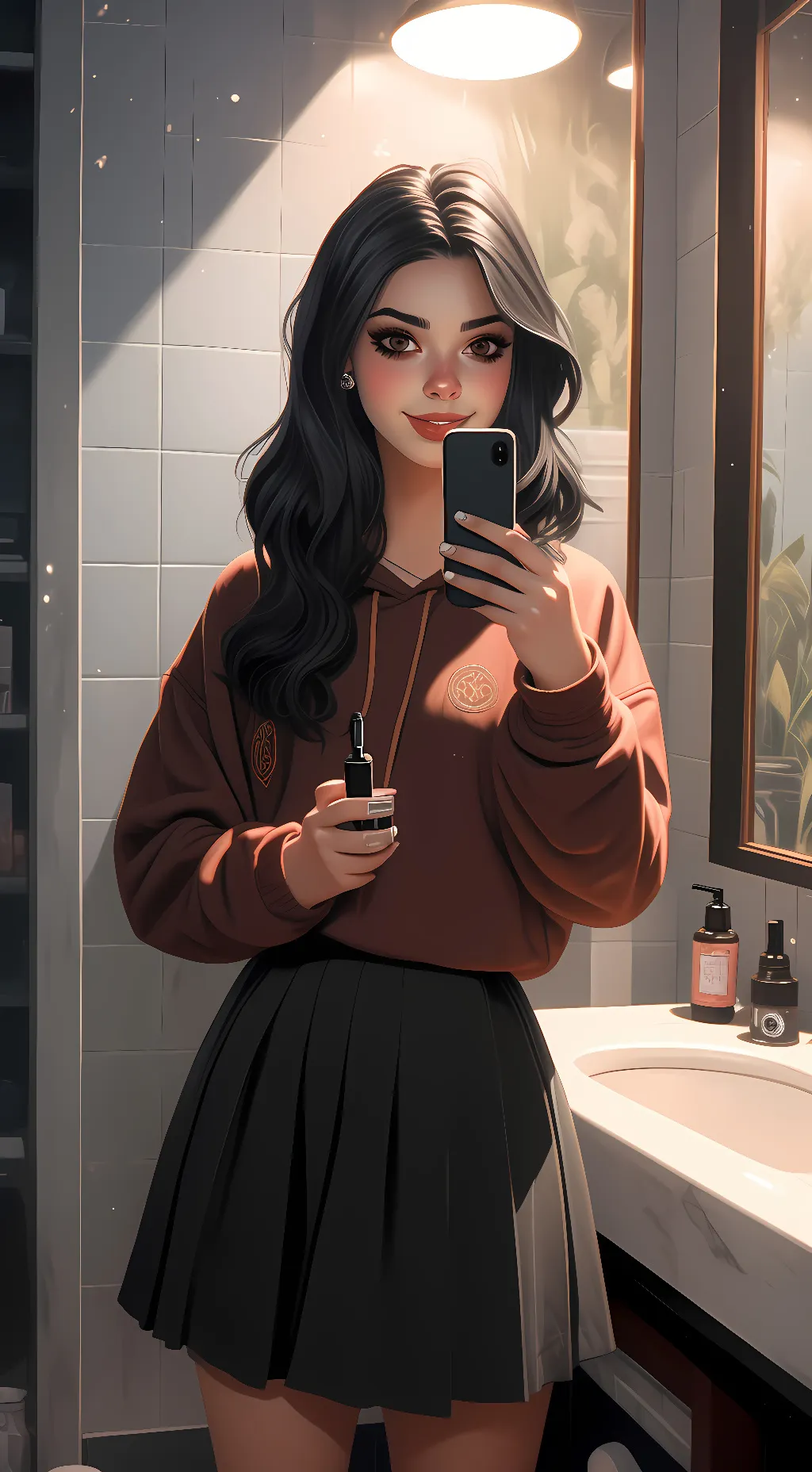 ai character: Lily Cisek background