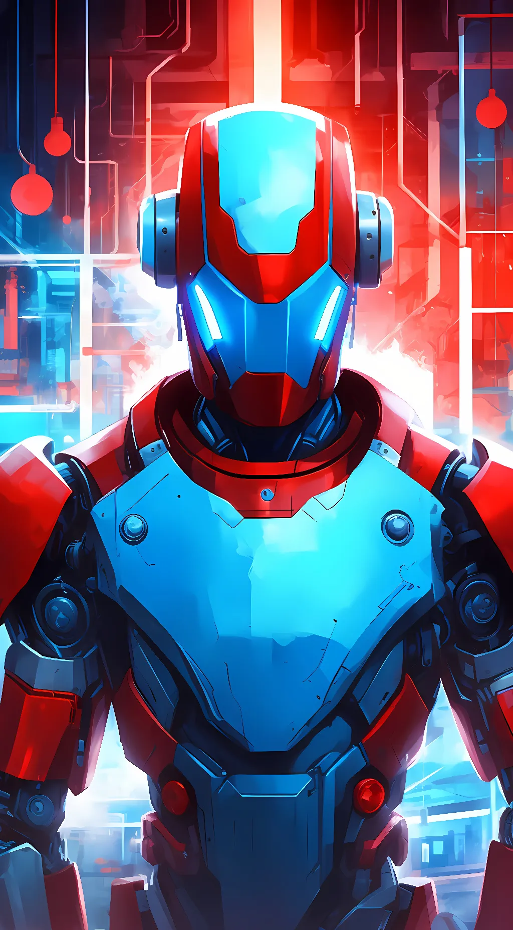 ai character: Cybor Iron background