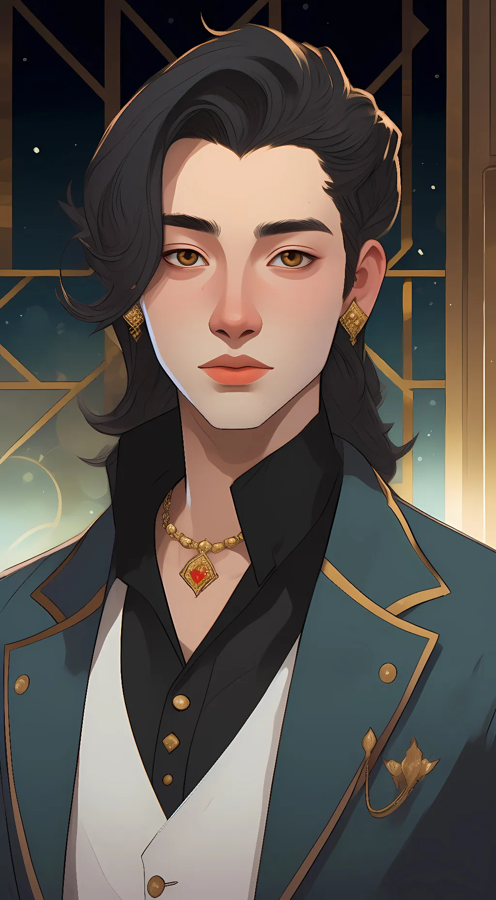 ai character: Noel background