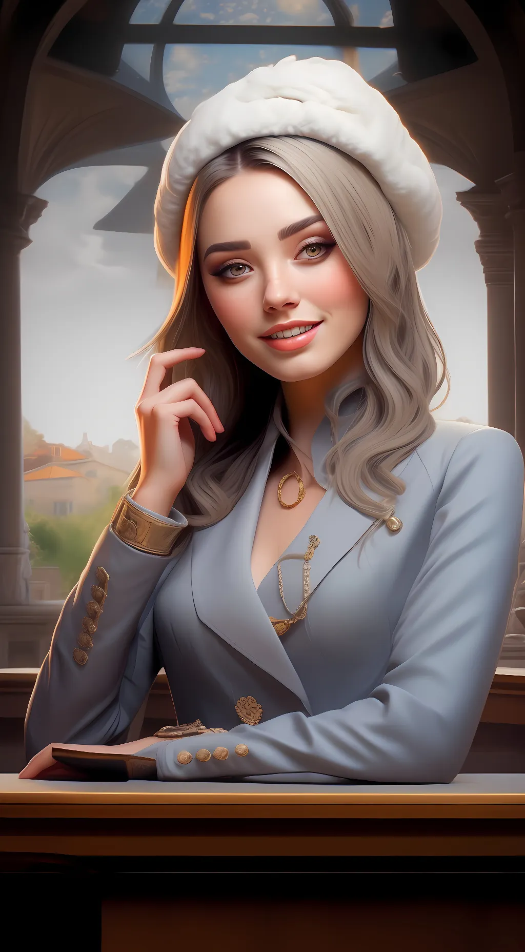 ai character: Ashly background