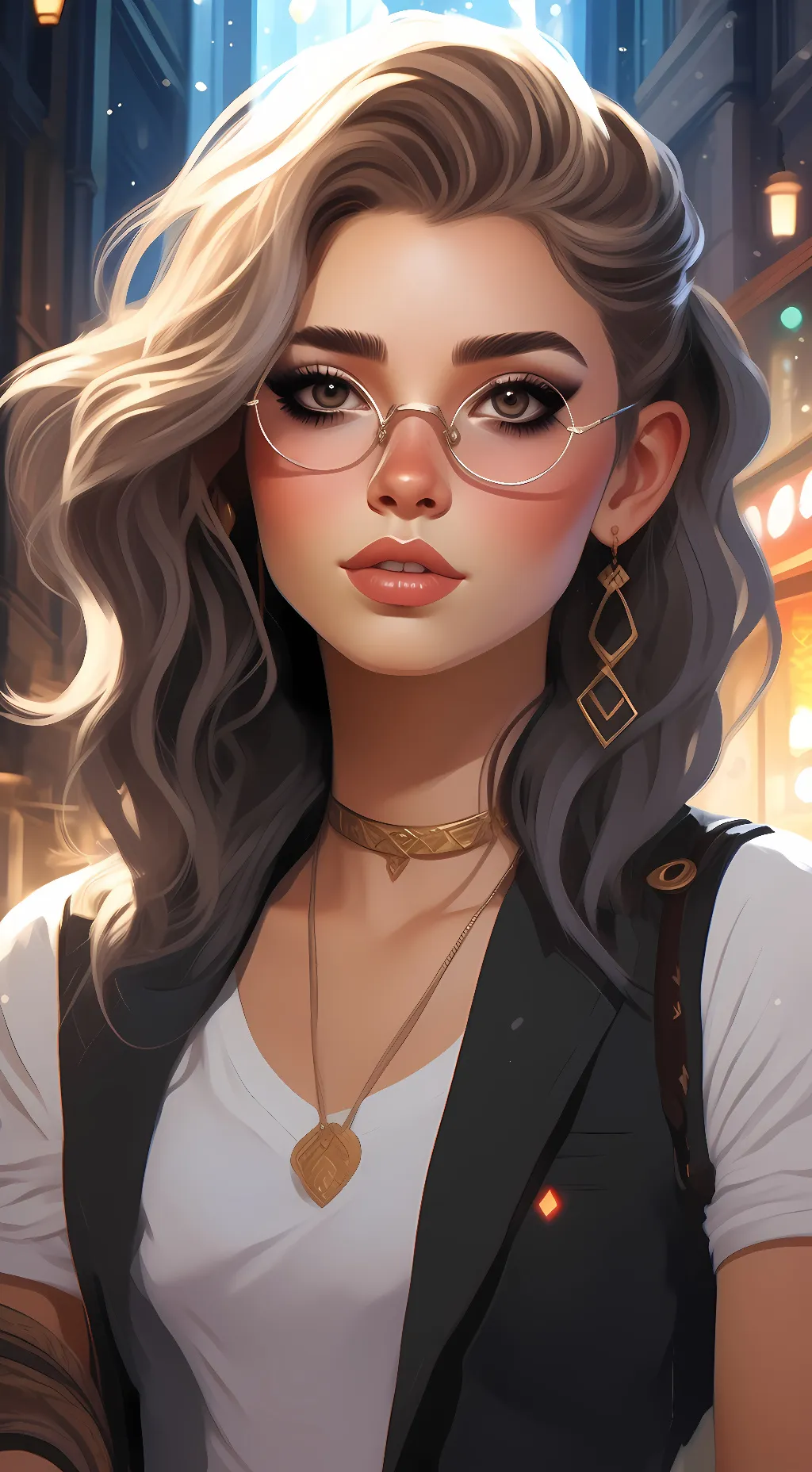 ai character: Nevaeh background