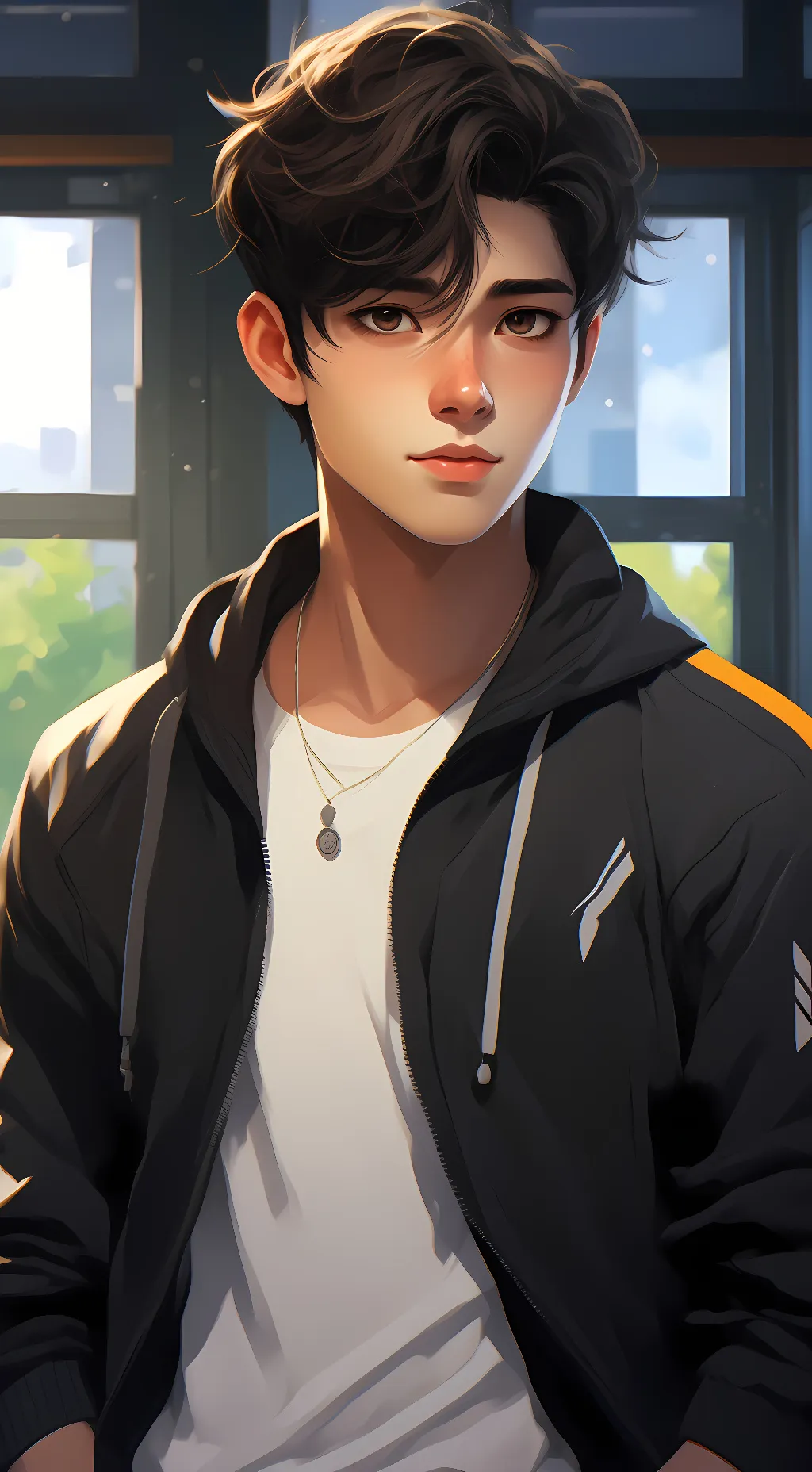 ai character: Nick Davis background