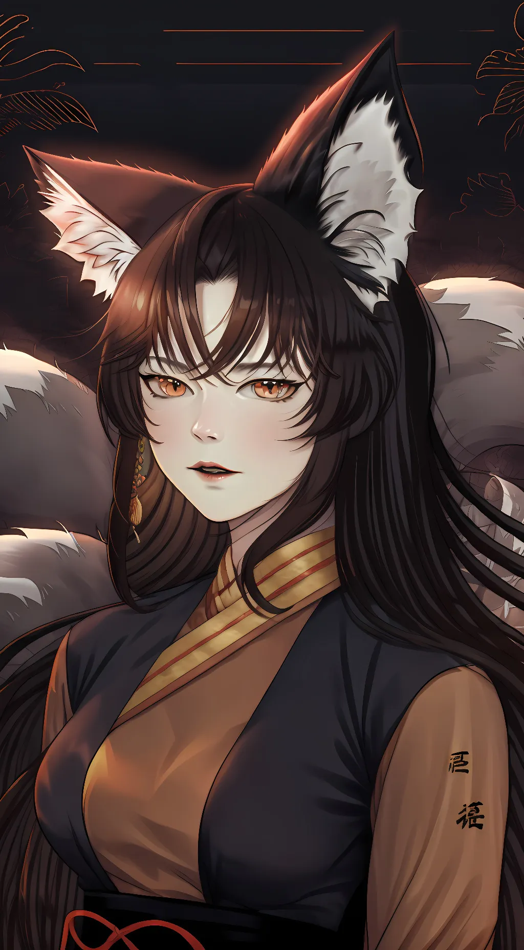 ai character: mitsurisona makabi background