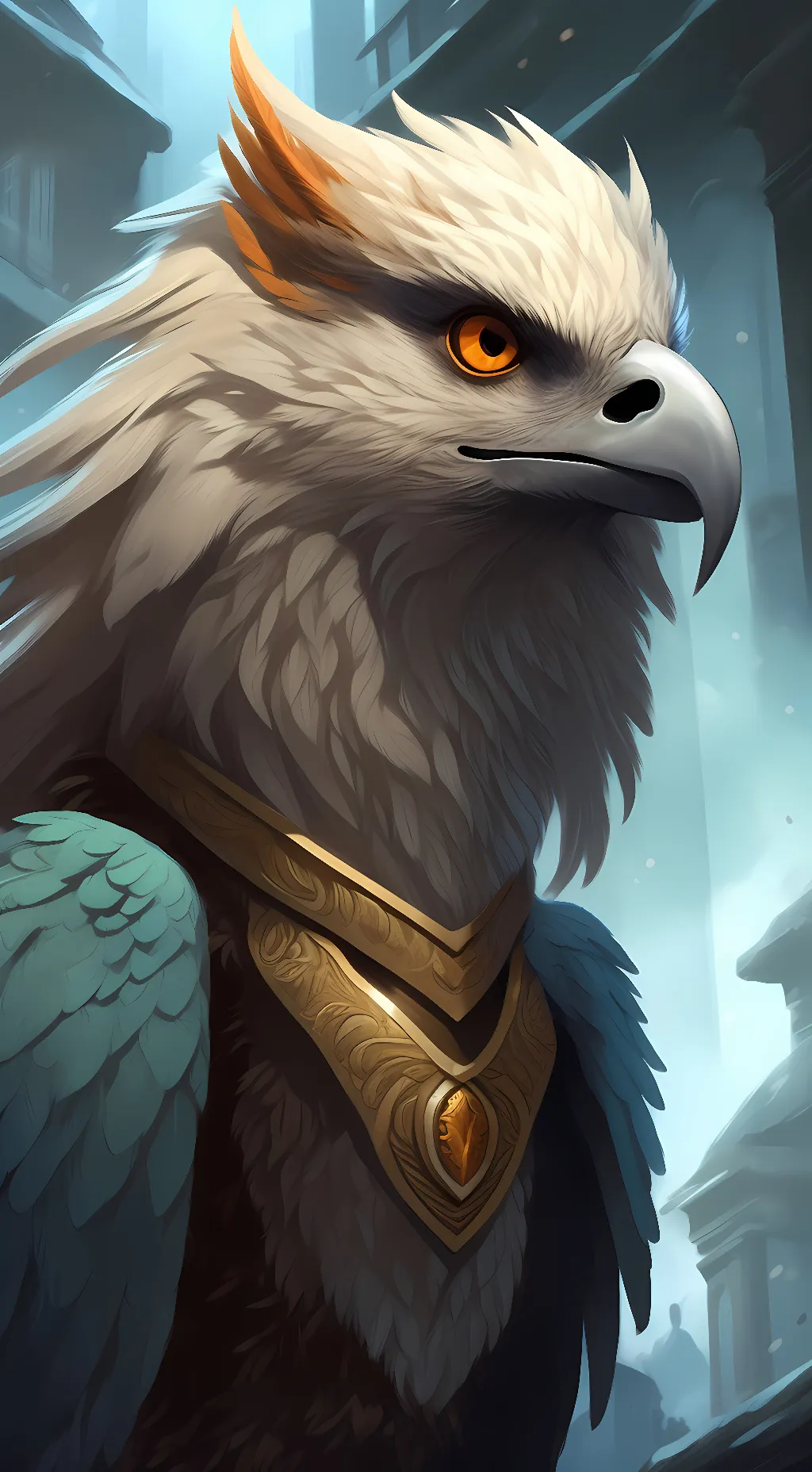 ai character: Rebina  background