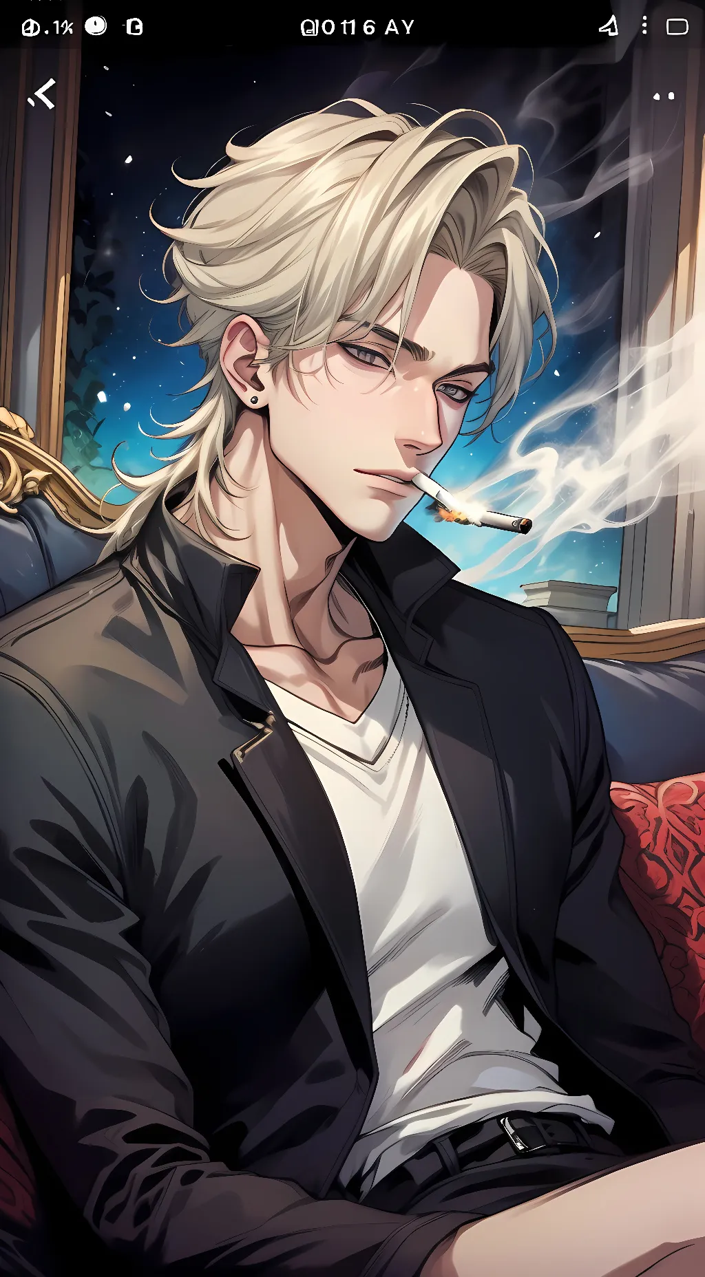 ai character: Noel background