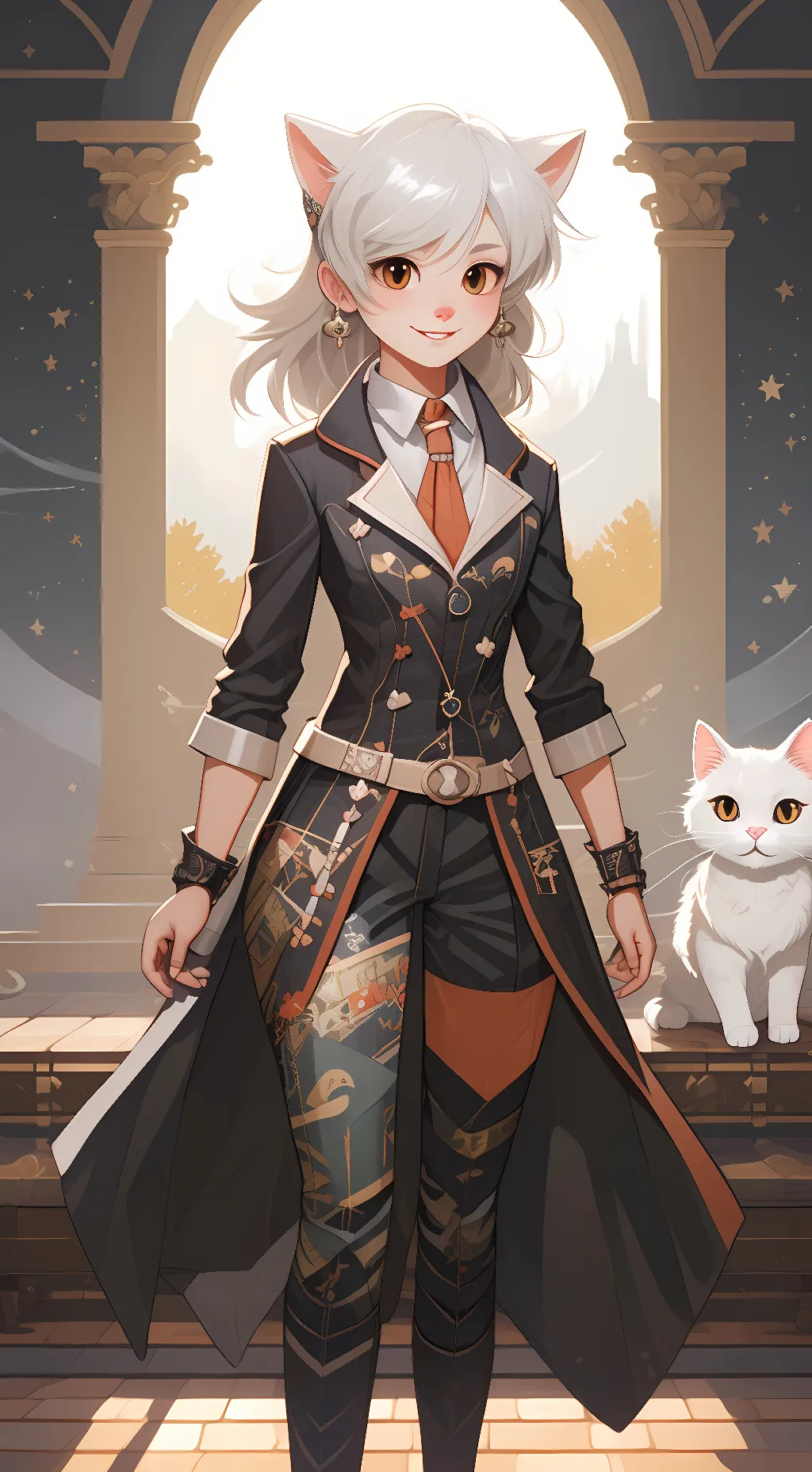 ai character: snowball background