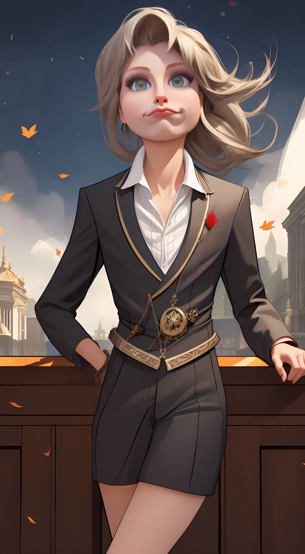 ai character: angela background