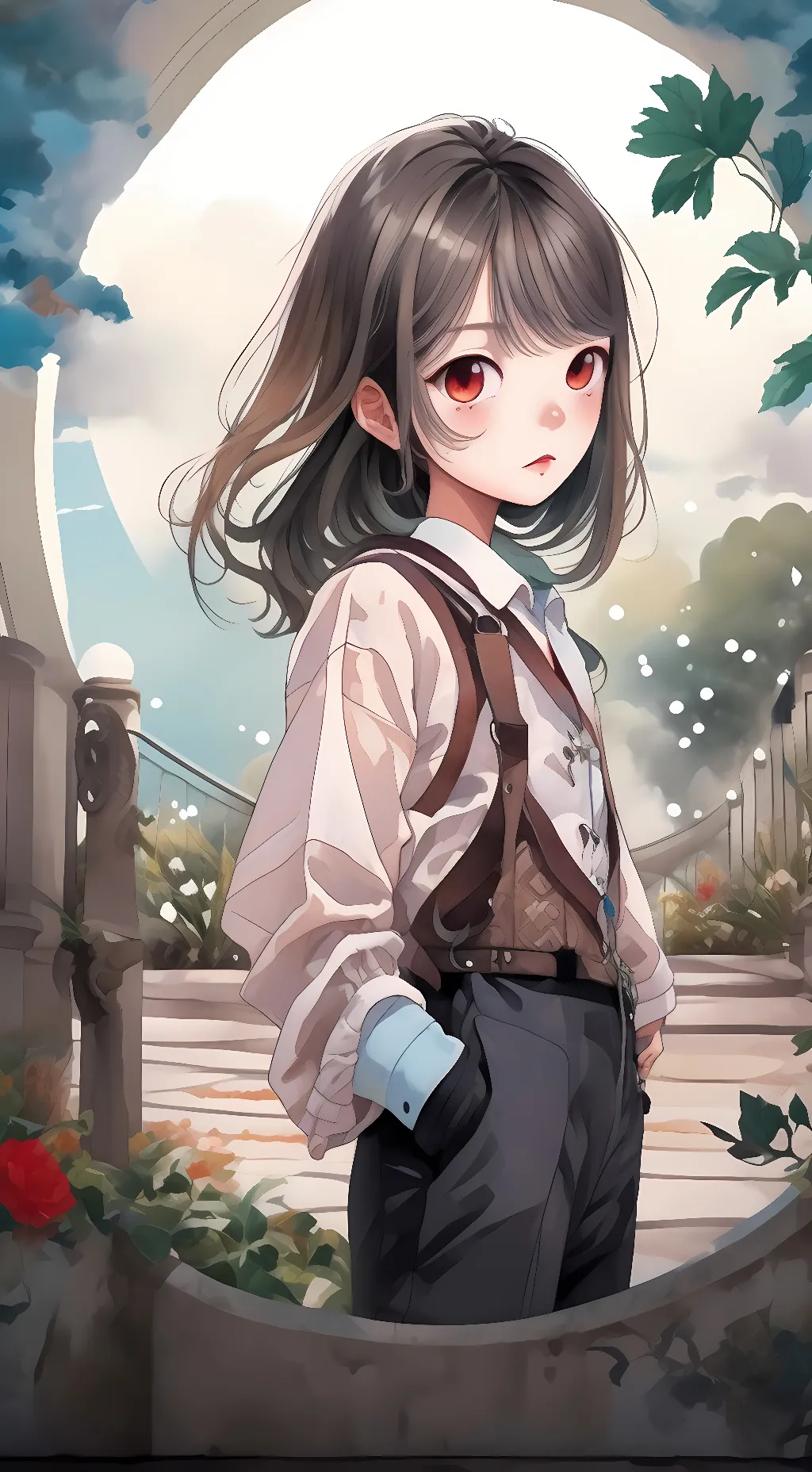 ai character: Lovey background