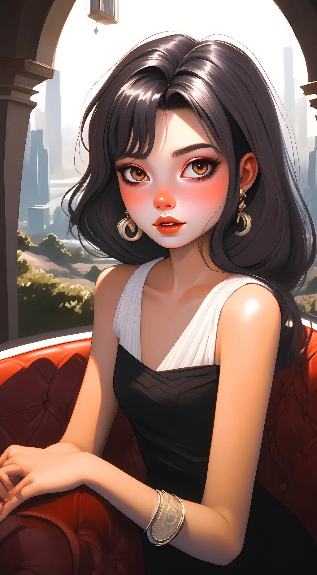 ai character: Cherry Jam background