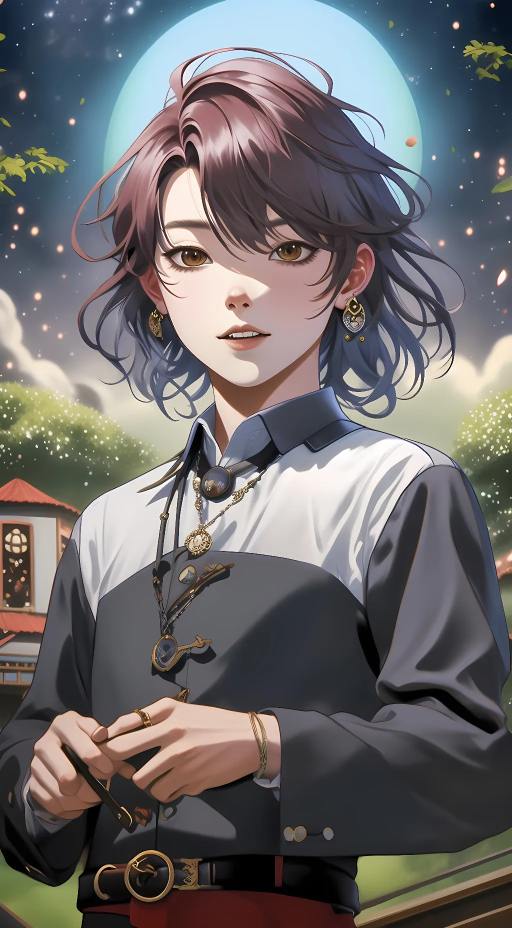 ai character: April Wright background