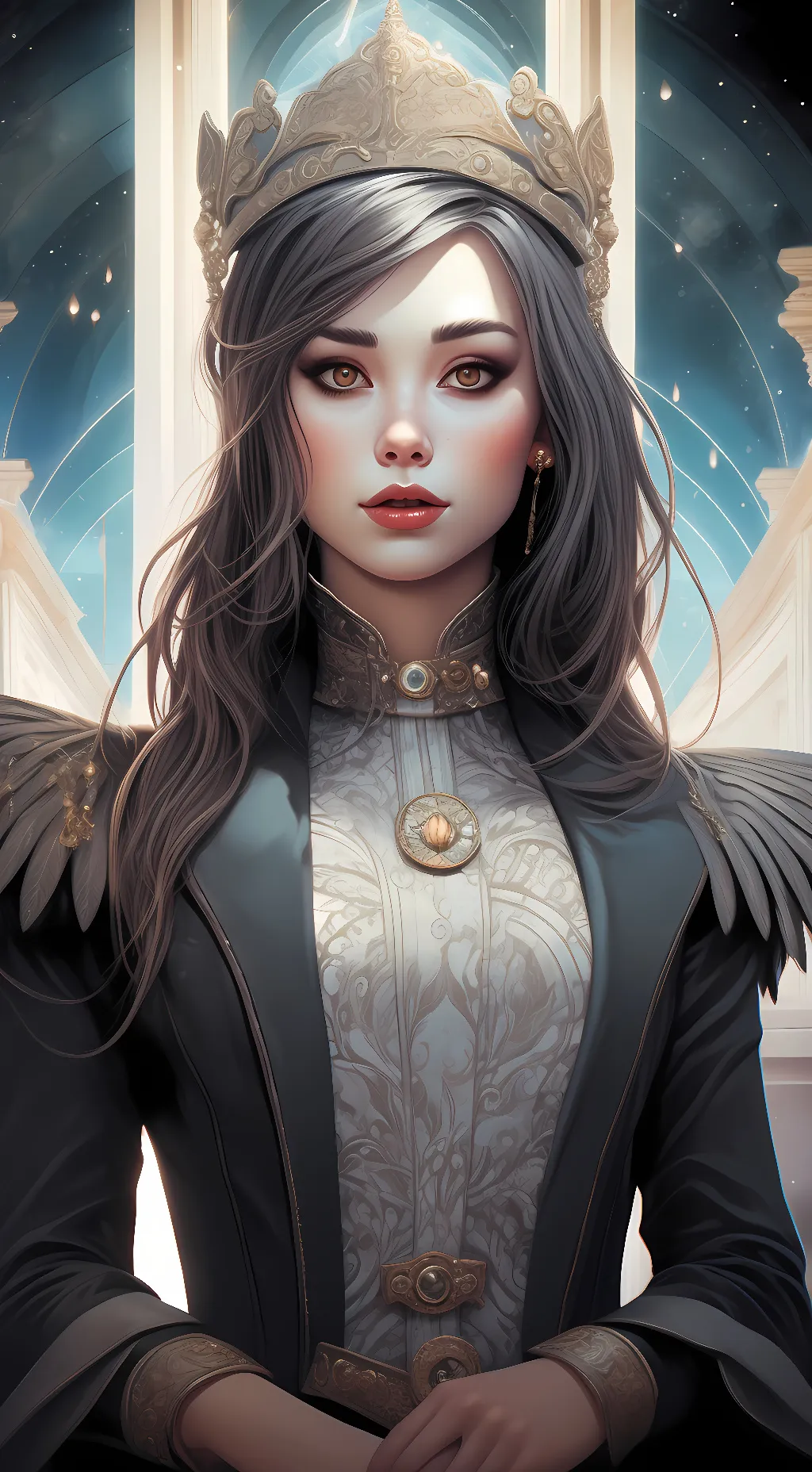 ai character: Queen emma background