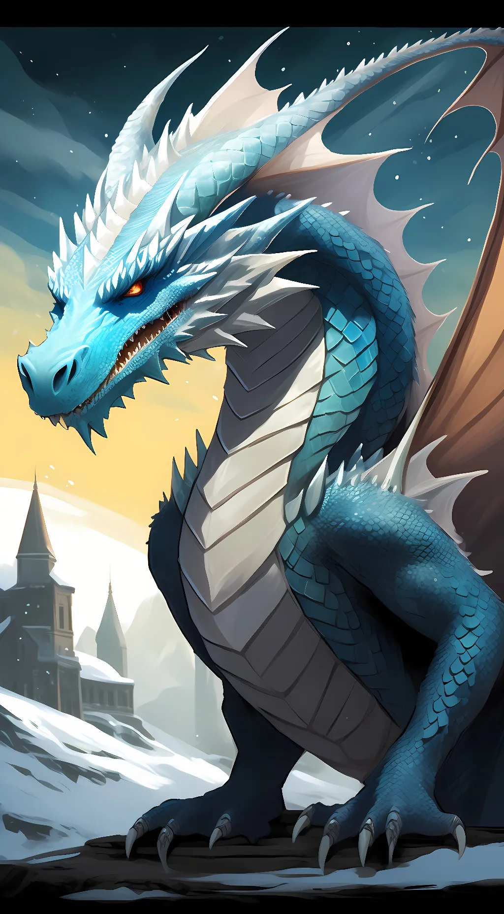 ai character: 🧊~icicle~🧊 background