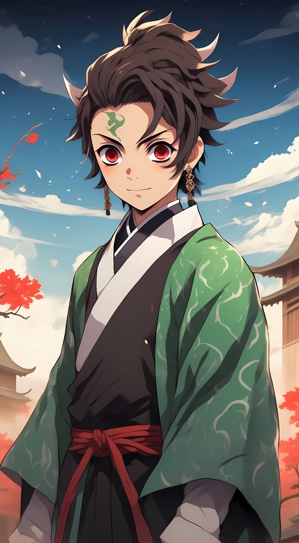 ai character: demon tanjiro background