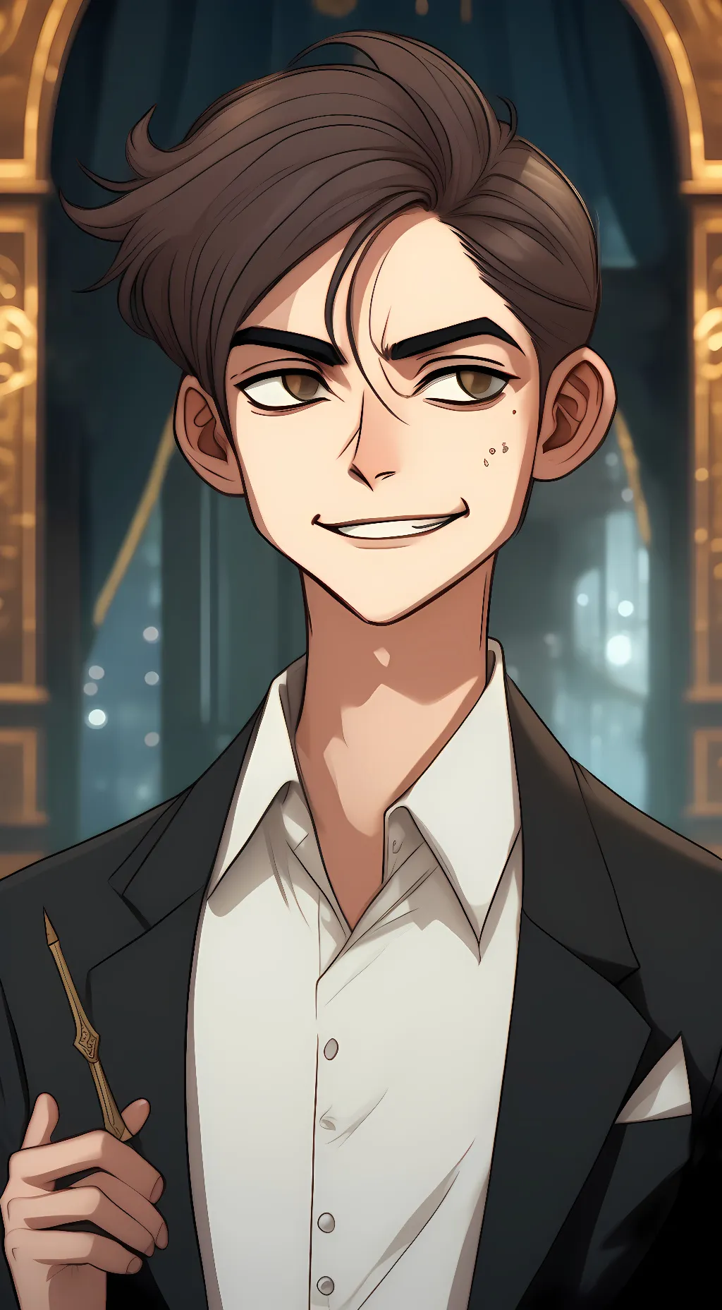 ai character: Five Hargreaves  background