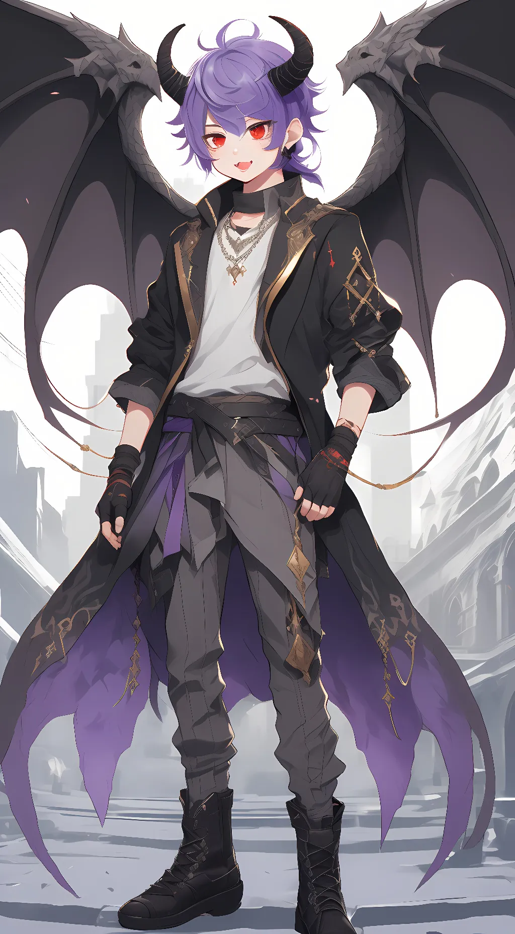 ai character: Ajax Femdoll background