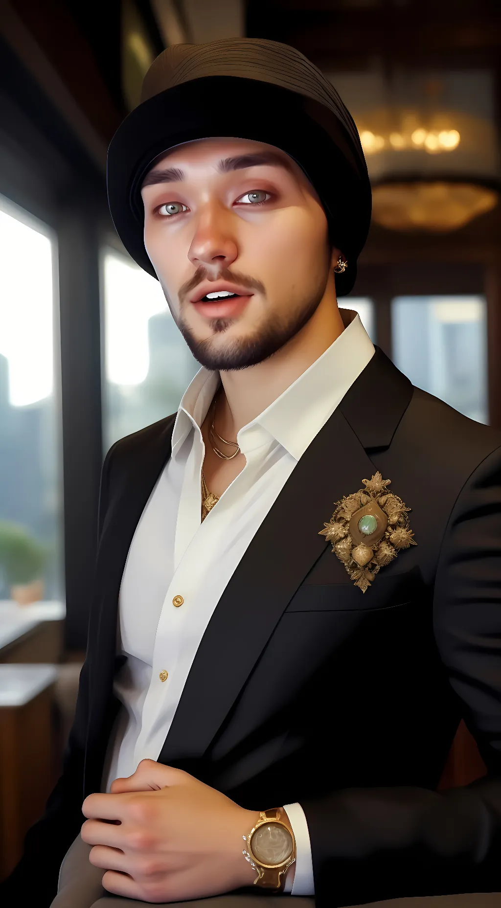 ai character: fgteev background