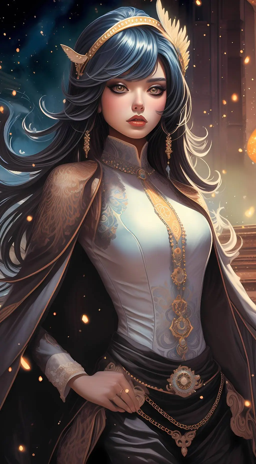 ai character: Sophie Jade background