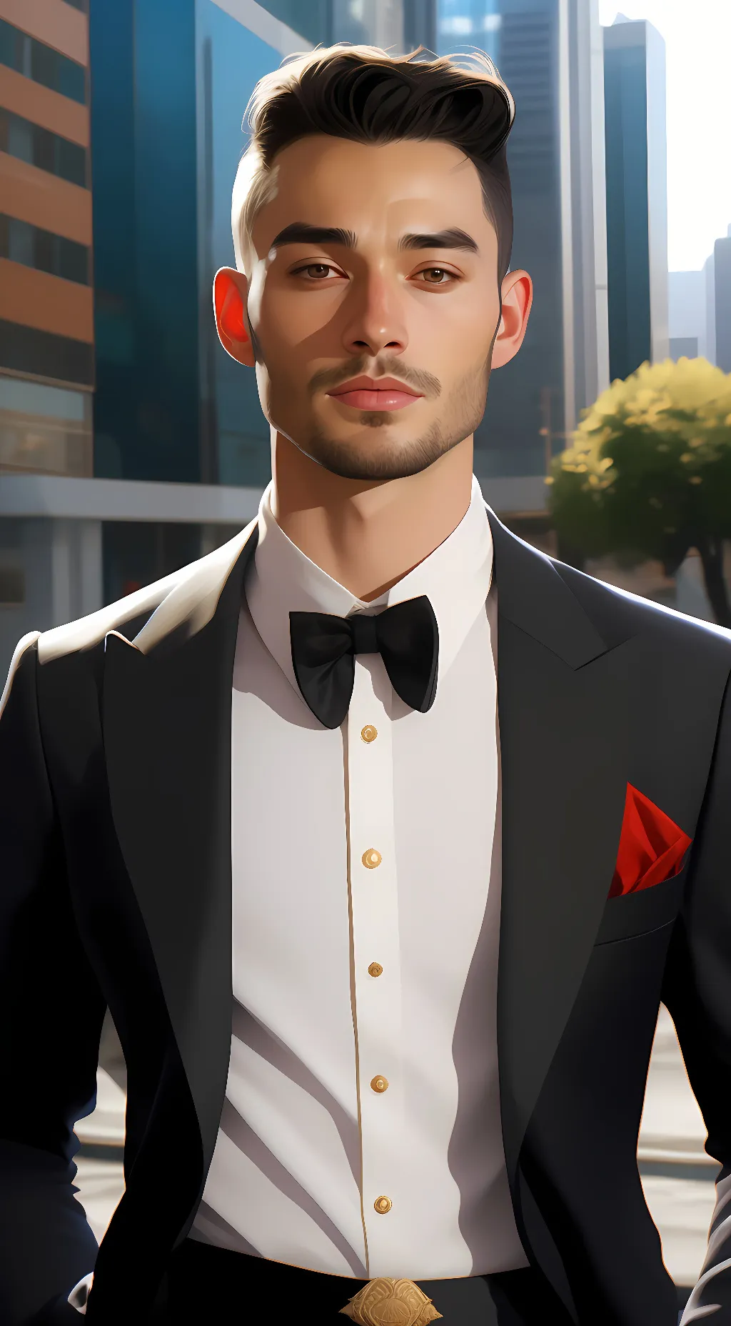 ai character: Vince background