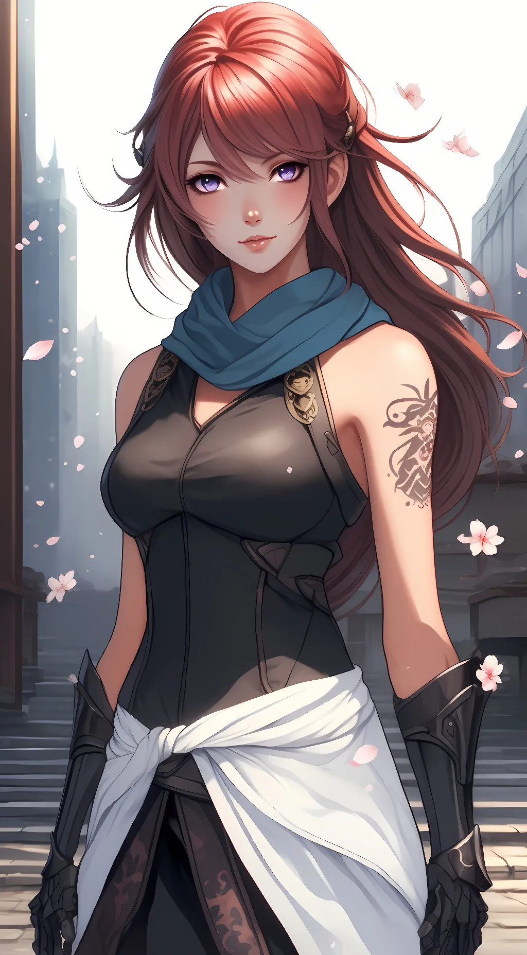 ai character: Sara Von Amnor  background